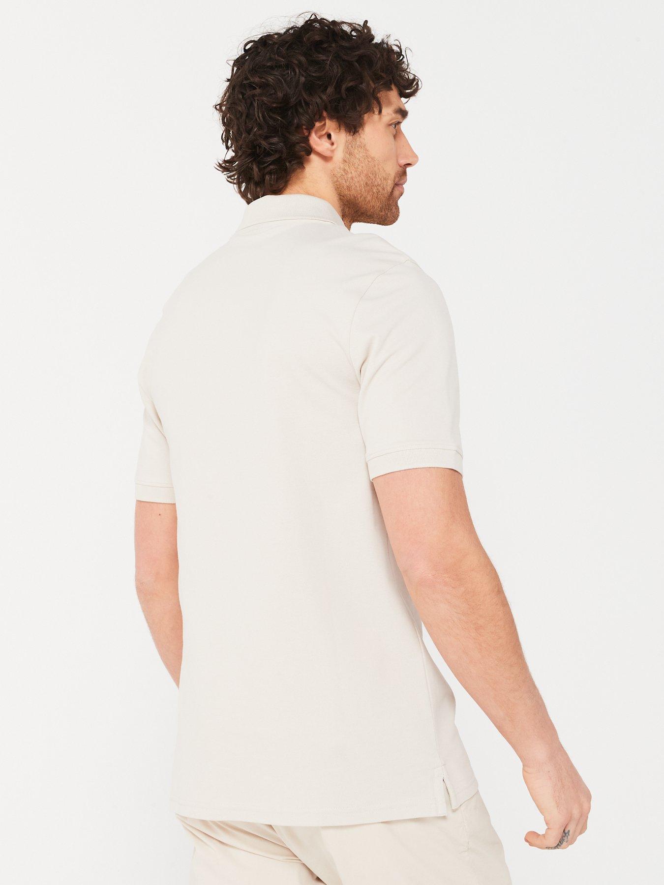Image 2 of 4 of Lyle & Scott Plain Polo Shirt - Beige