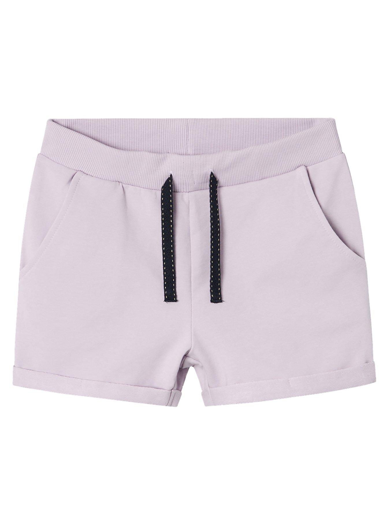 name it girls sweat shorts - orchid petal
