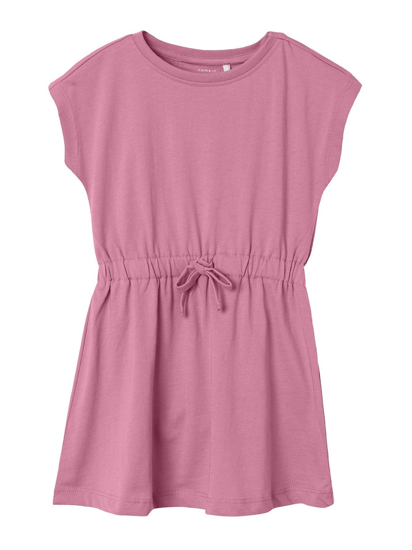 name-it-girls-jersey-drawstring-dress-cashmere-rose