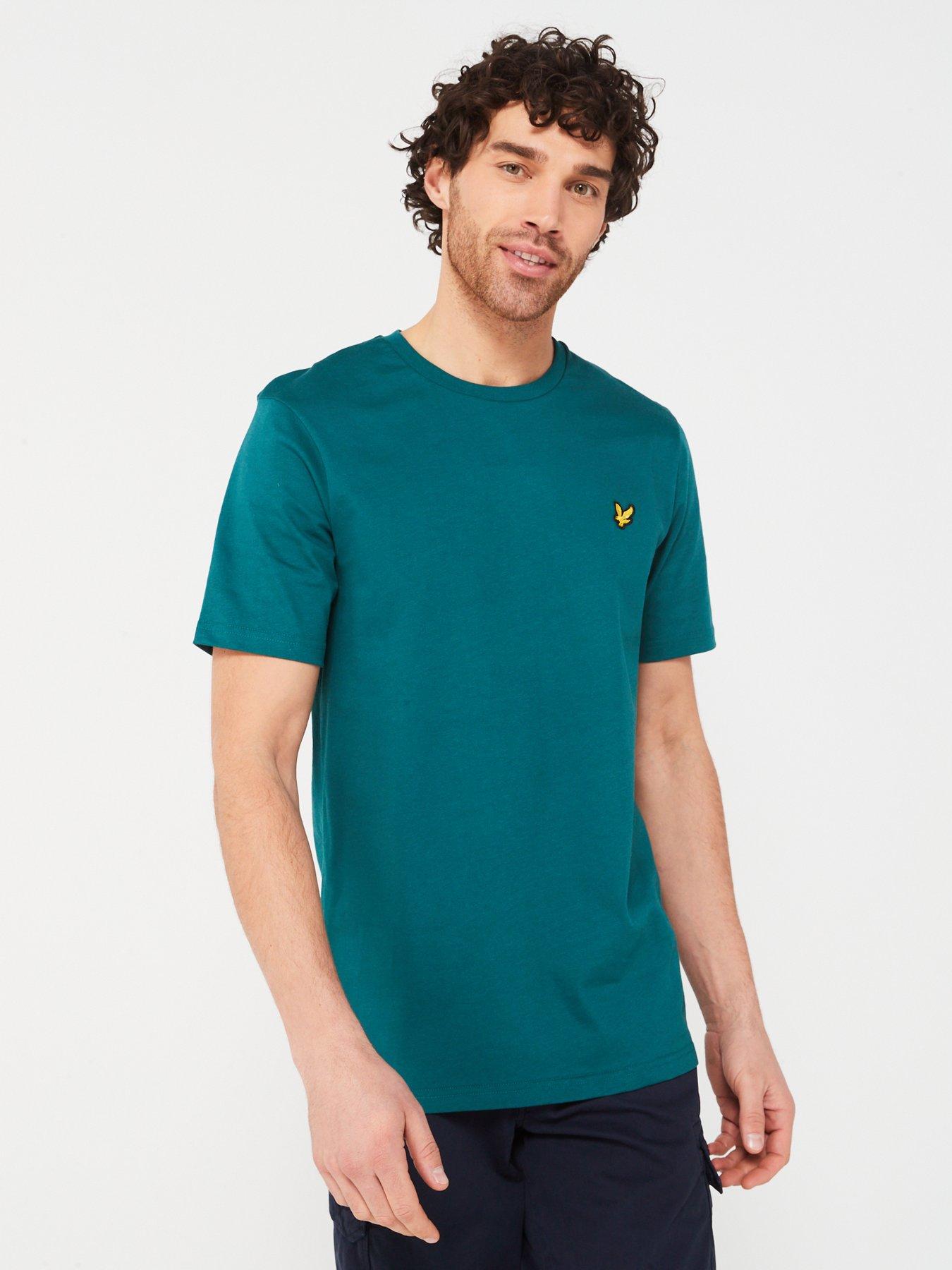 lyle & scott regular fit plain t-shirt - green