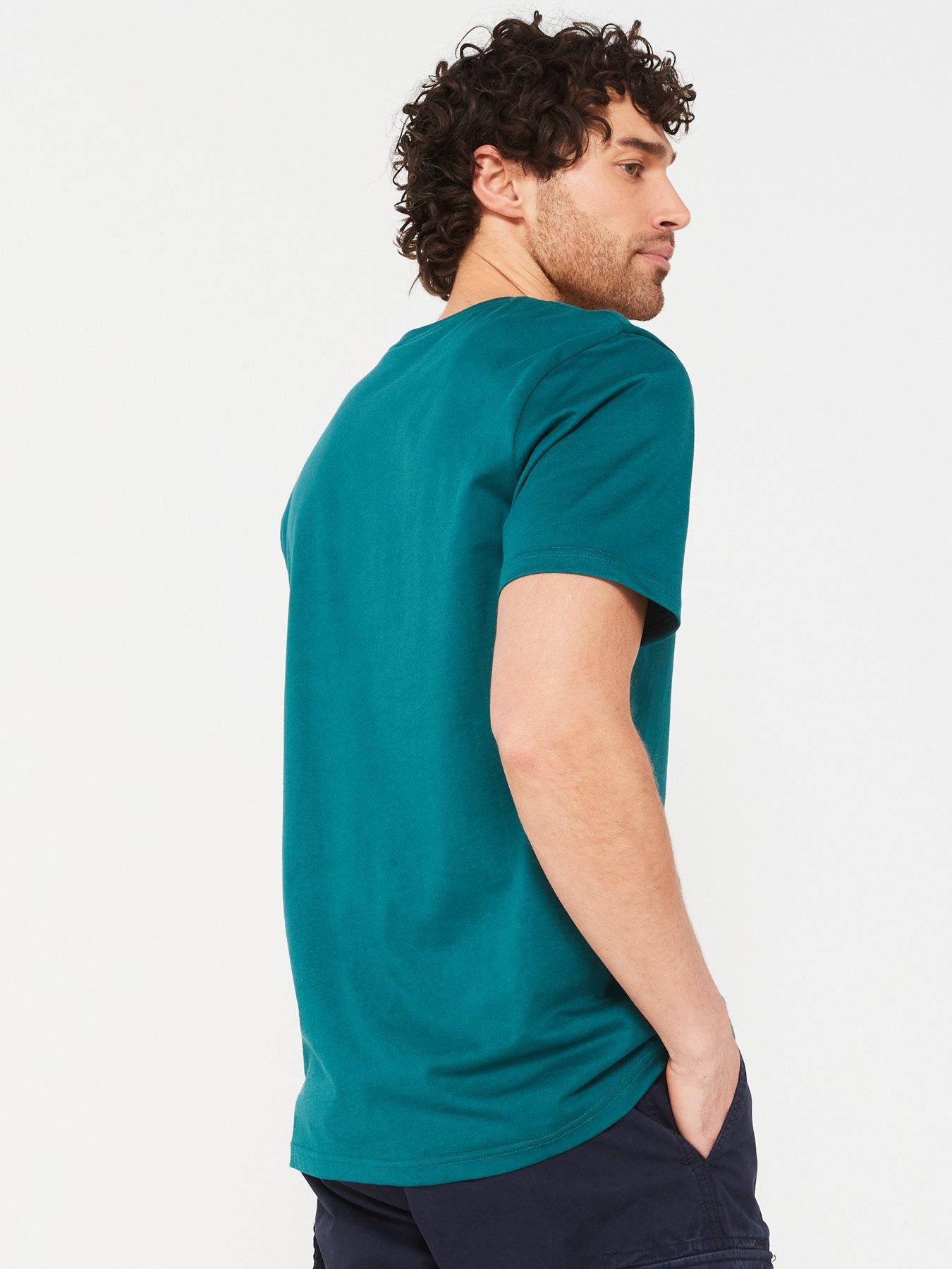 Lyle & Scott Regular Fit Plain T-Shirt - Green | Very.co.uk