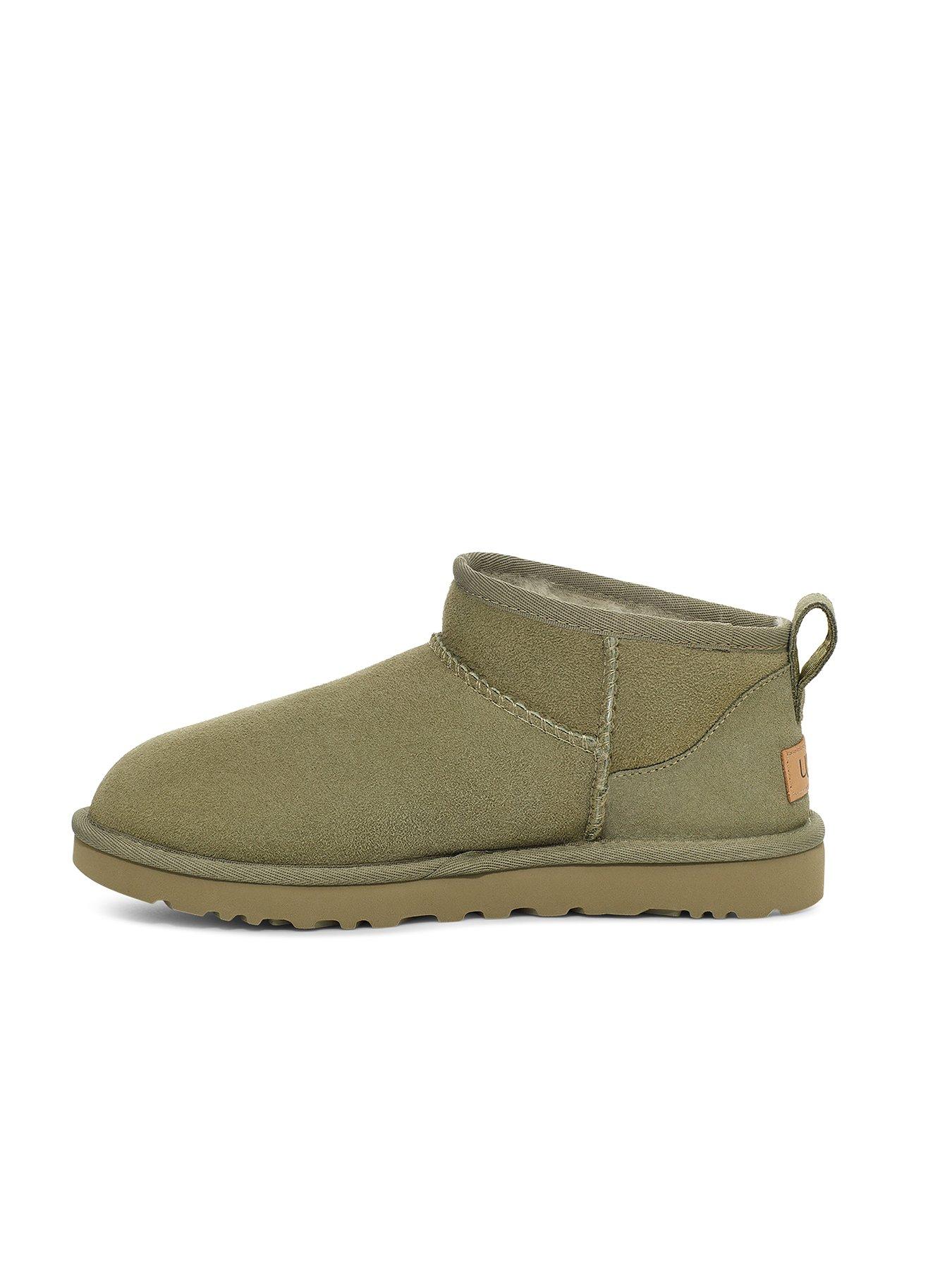 UGG Classic Ultra Mini Shaded Clover Boots Green Very