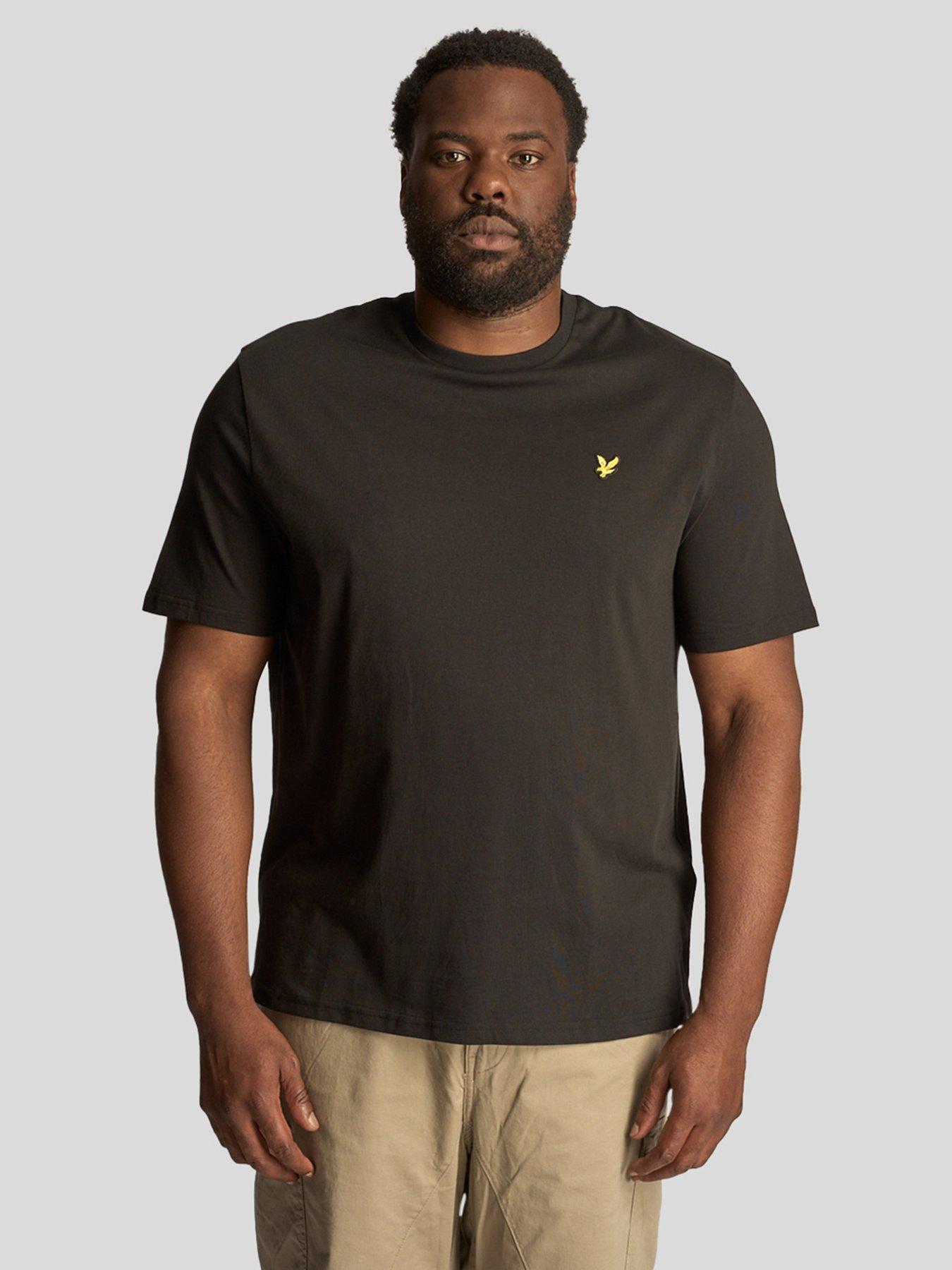 Big and tall hot sale plain t shirts