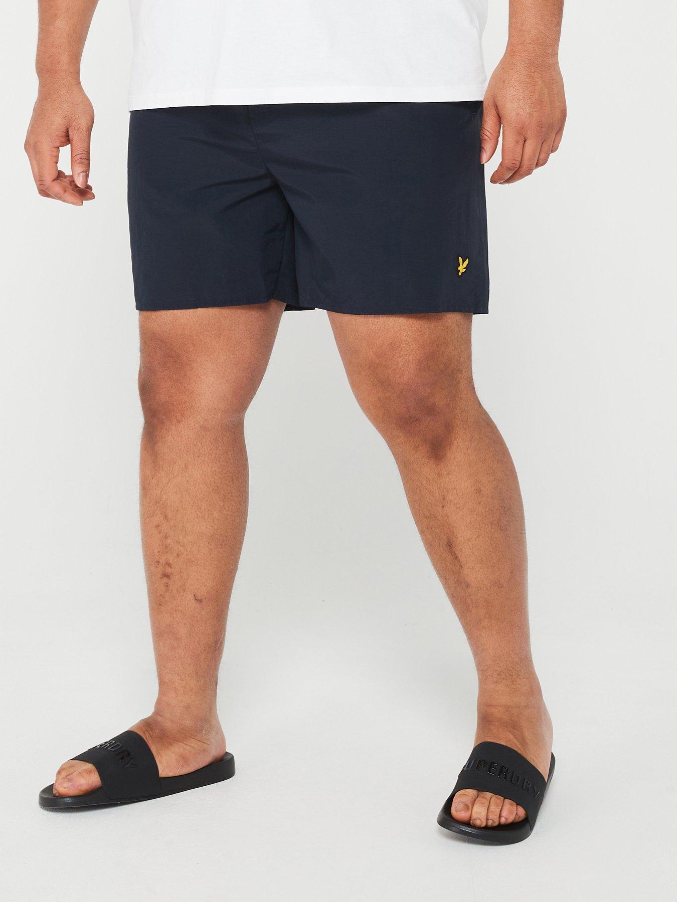 Lyle Scott Big Tall Plain Swim Shorts Navy Very
