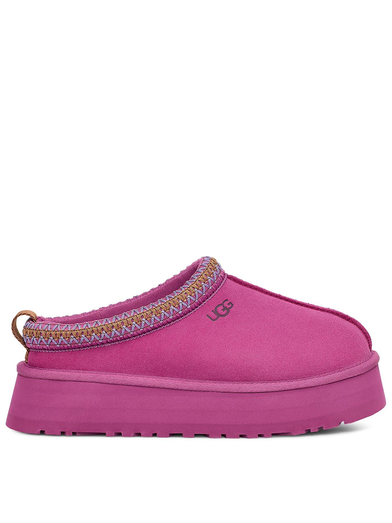 Ugg tasman deals slippers pink