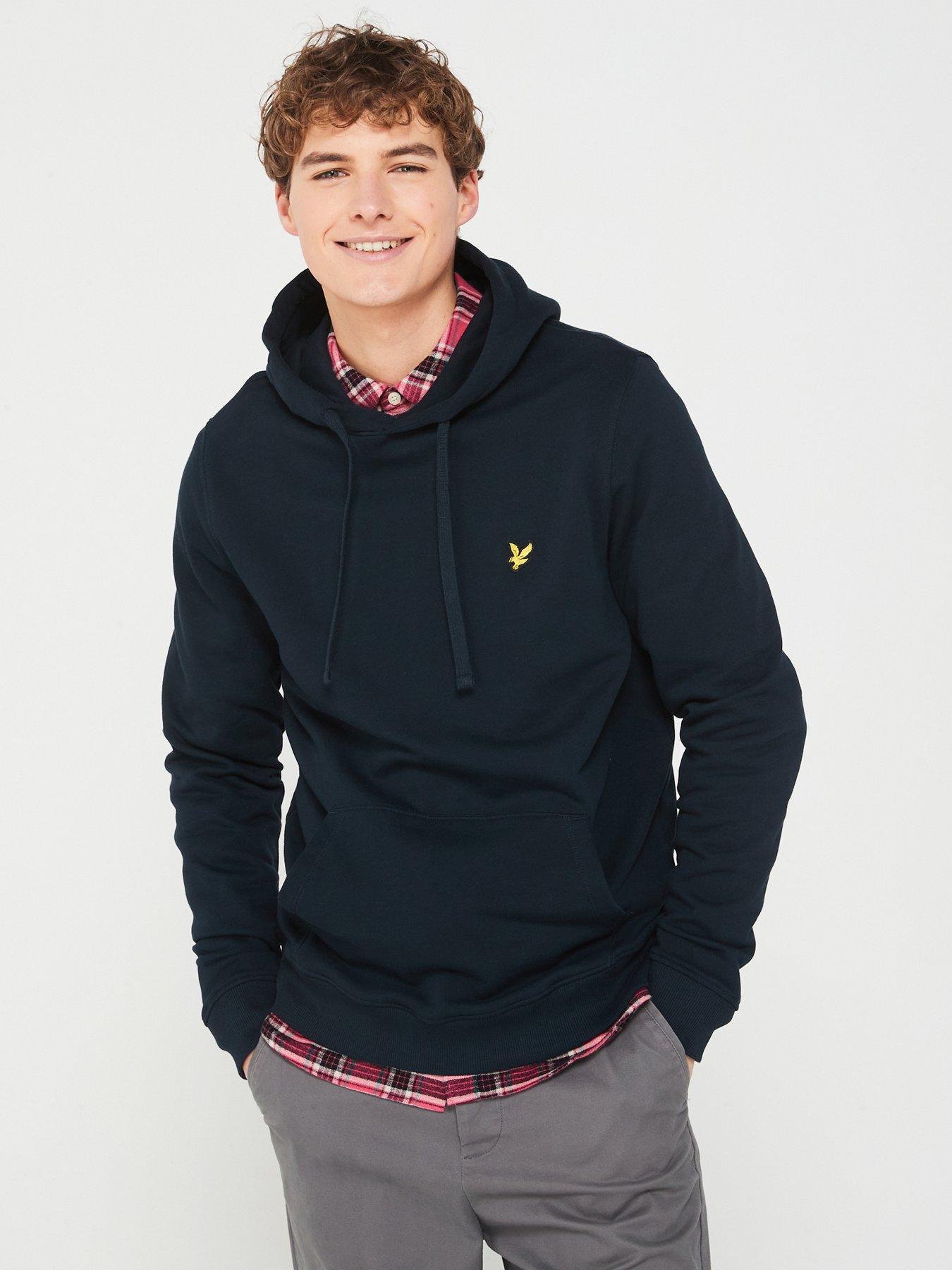 Lyle and scott hot sale navy hoodie