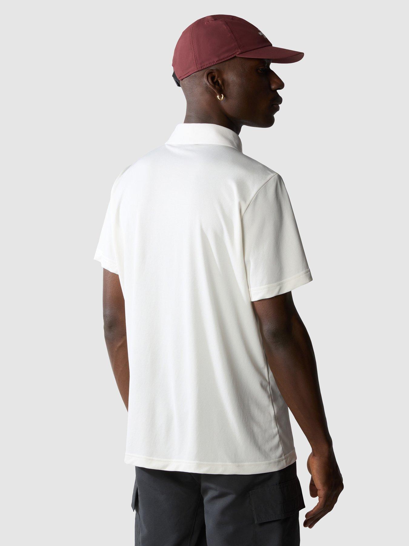 North face white polo on sale shirt