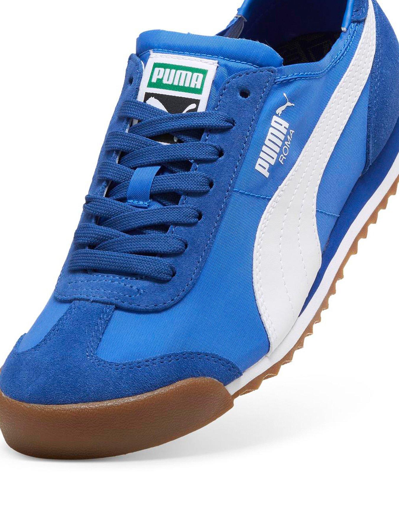 Mens Roma Og Nylon Trainers Blue