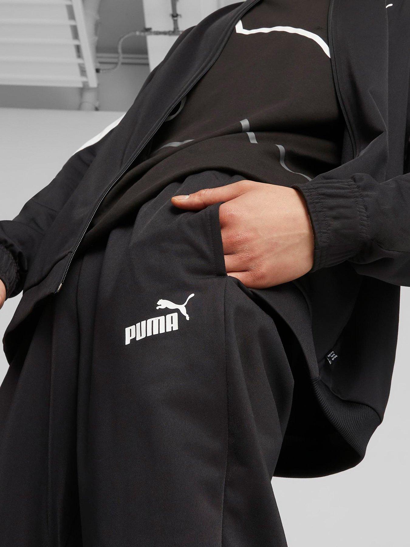 Puma Mens Baseball Tricot Suit - Black | Very.co.uk