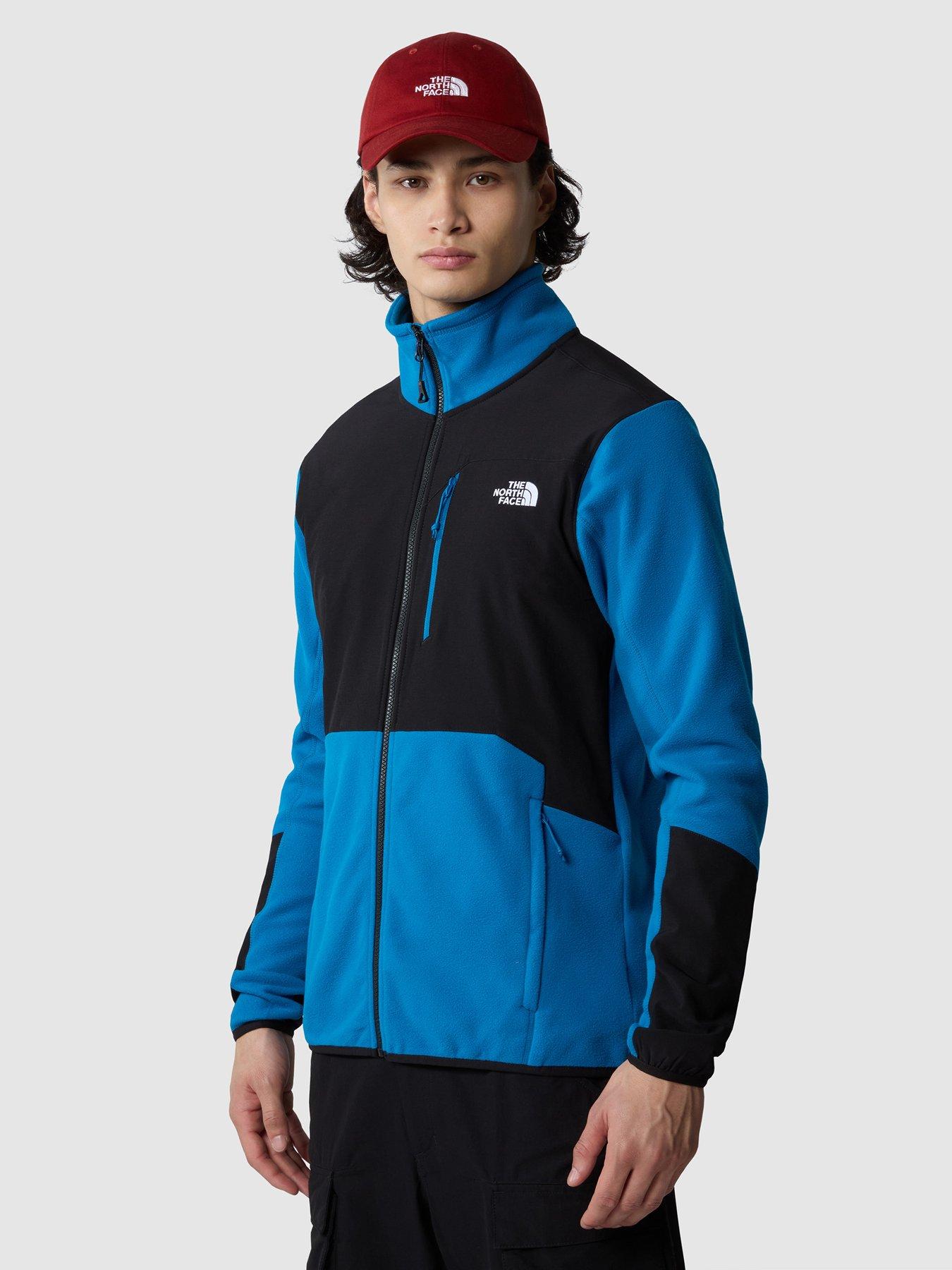 THE NORTH FACE Men's Glacier Pro Full Zip Fleece - Blue | Very.co.uk