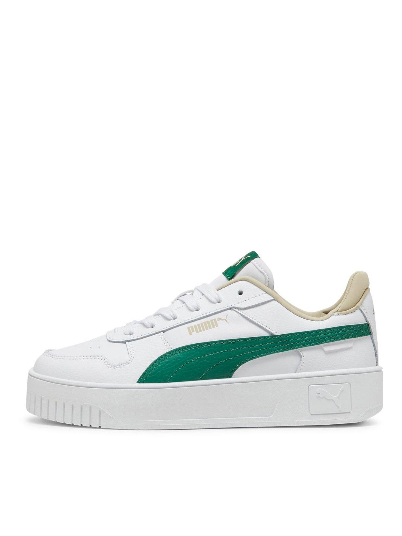 Womens green puma sales trainers