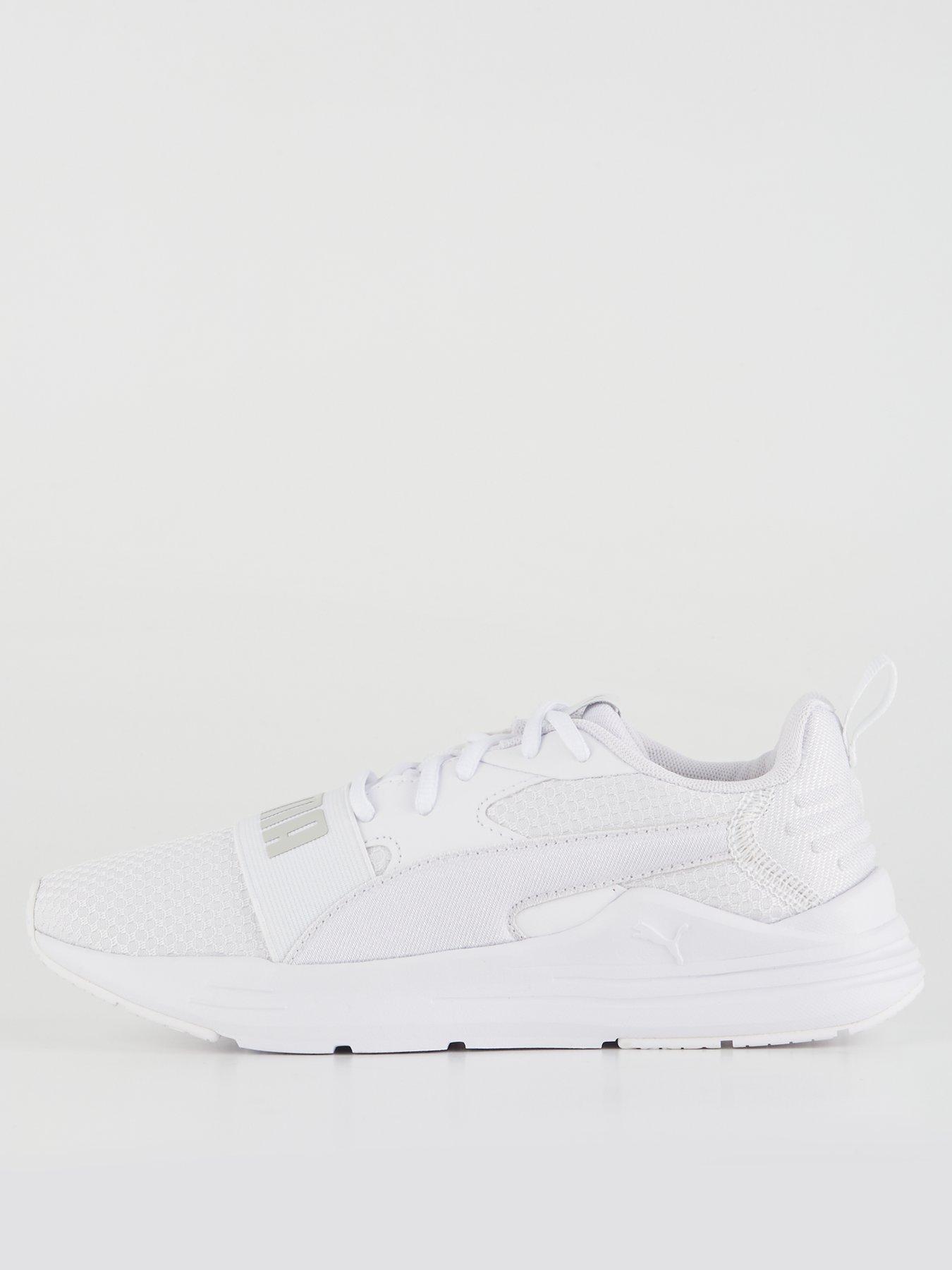 Puma pure white shoes 2025