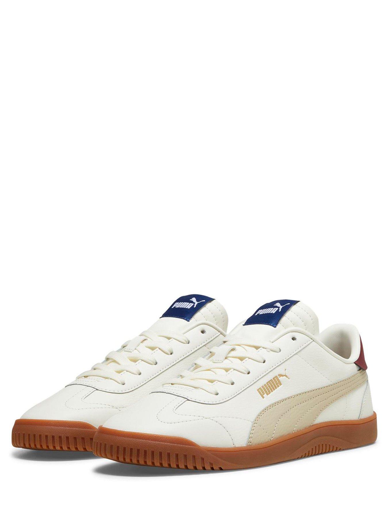 Puma Mens Club 5v5 Trainers Off White red Very