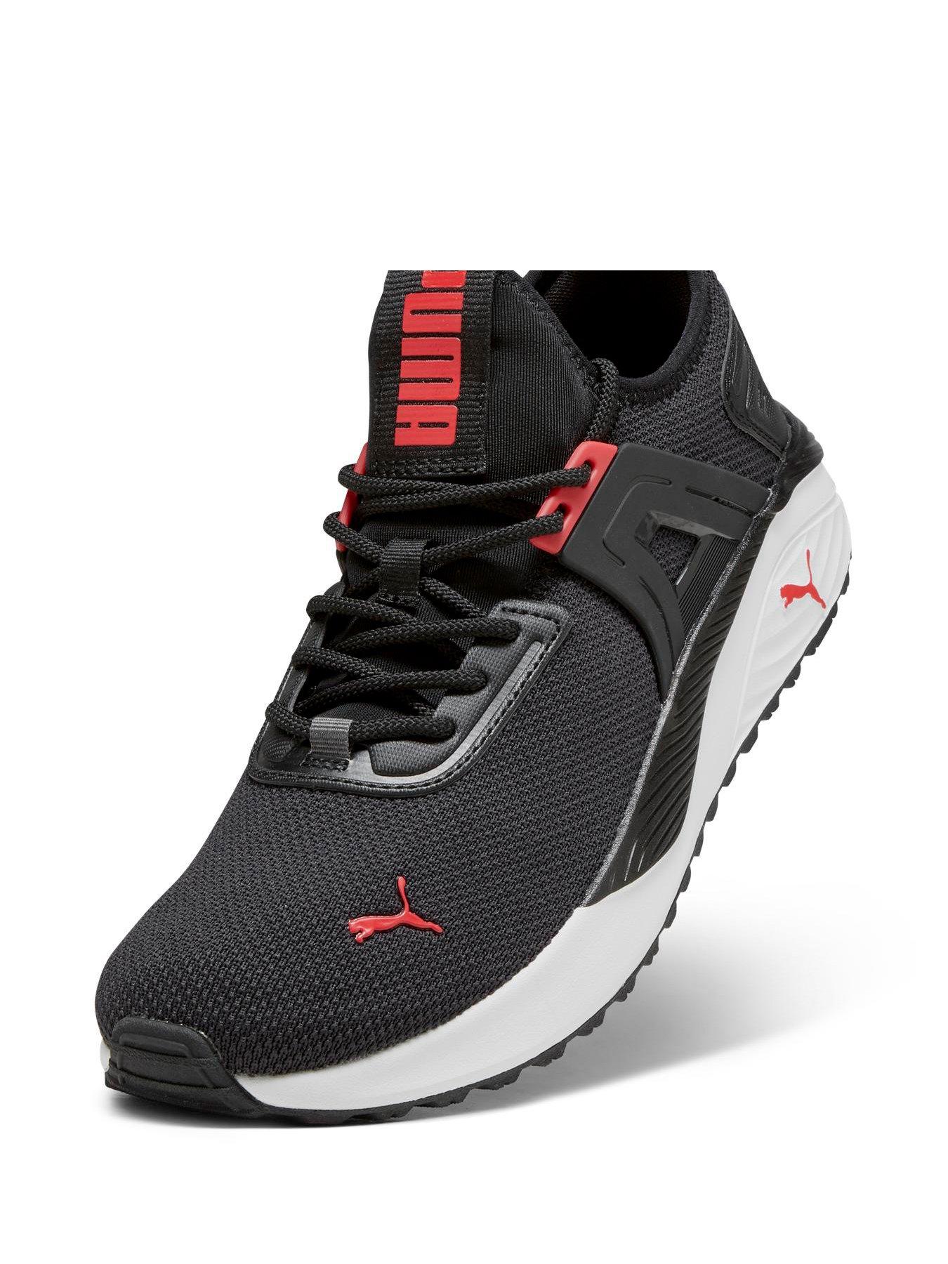 Mens Pacer 23 Trainers Black red