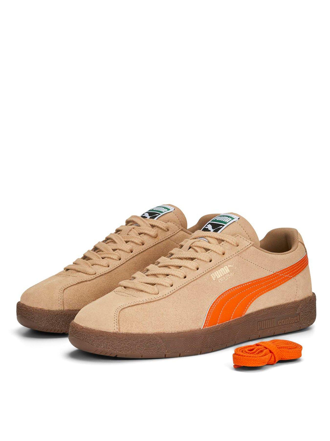 Puma orange sneakers on sale