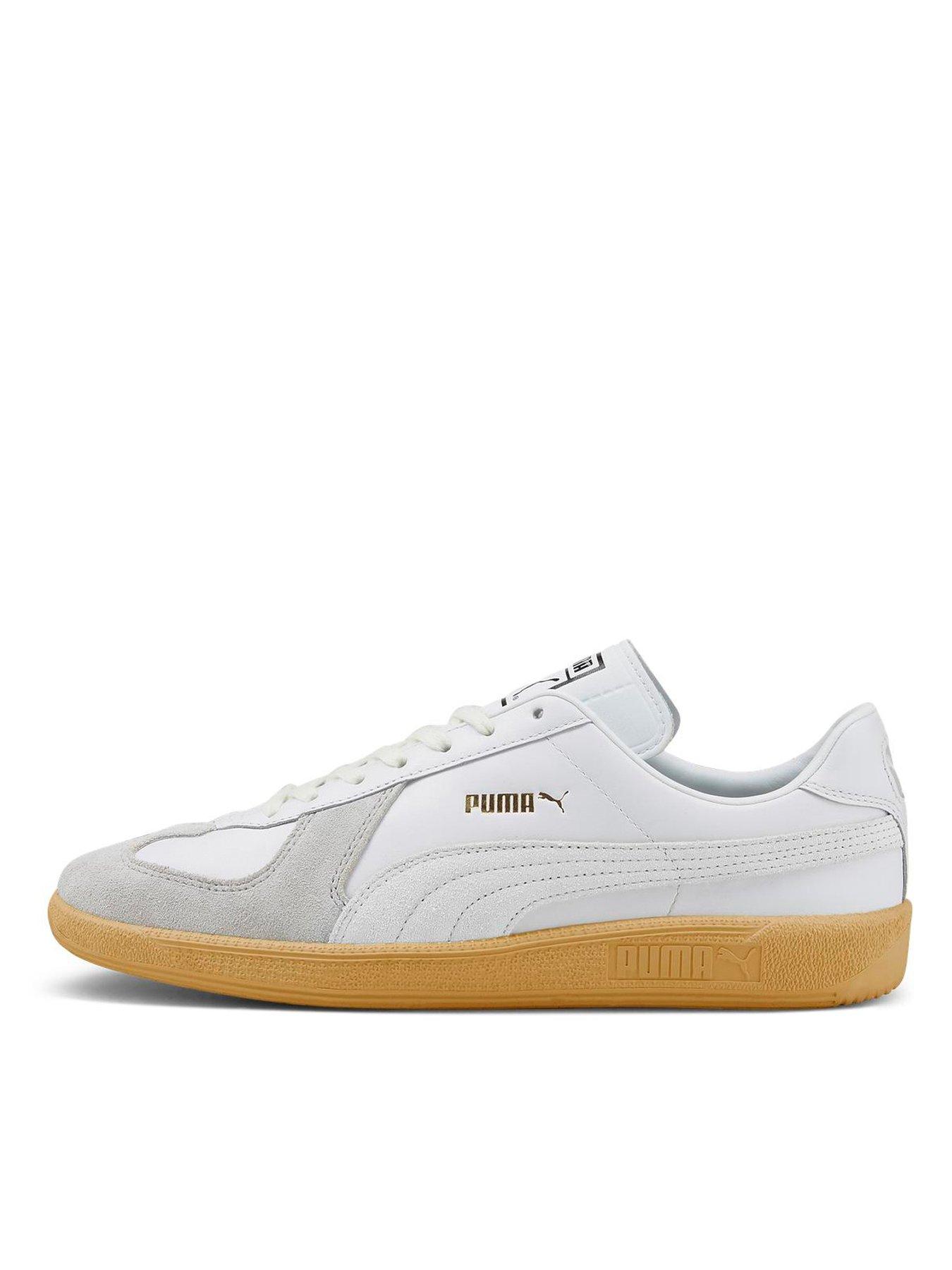 Puma Womens Army Trainer White gum Very