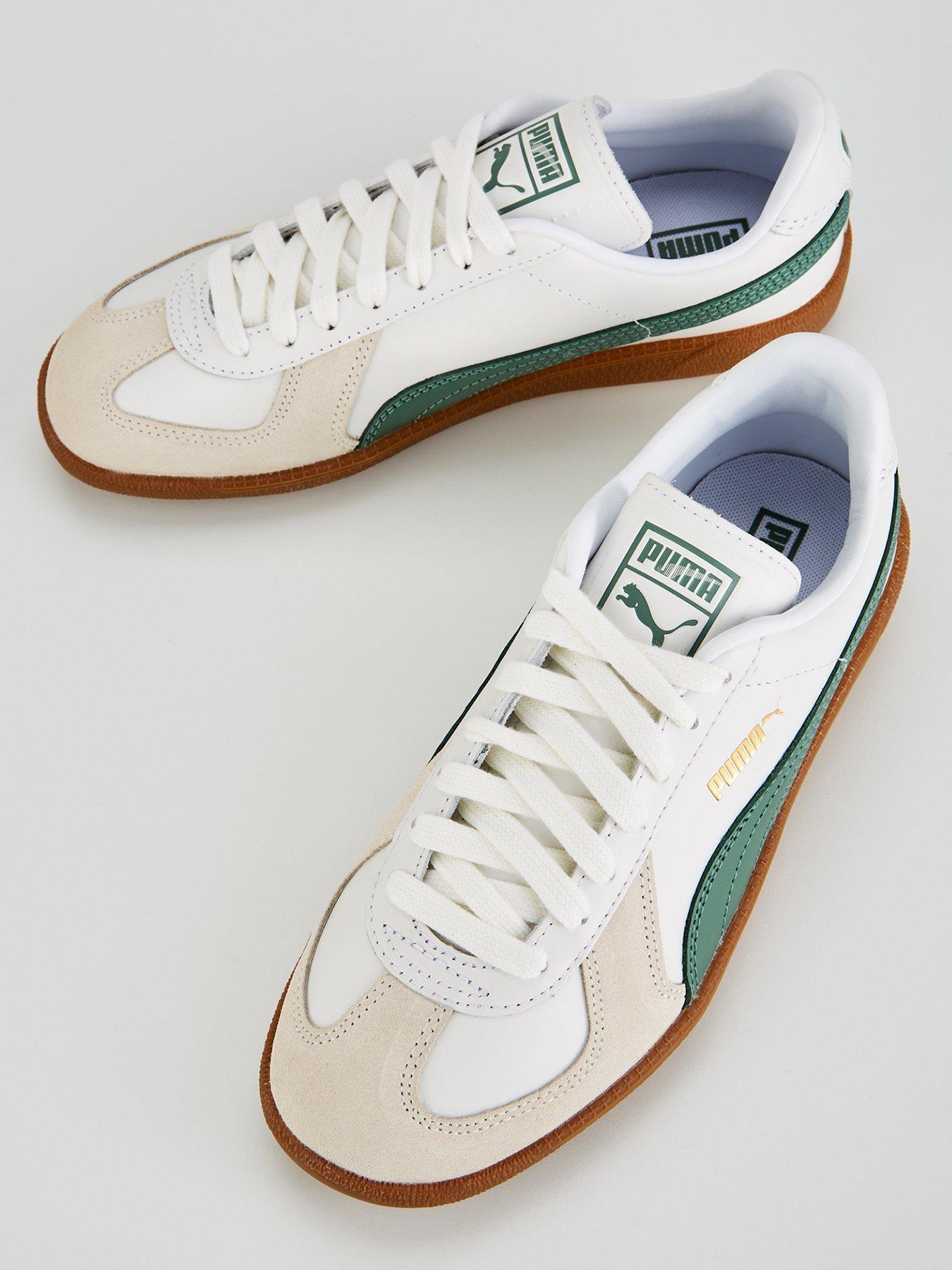 Puma Womens Army Trainer - White/green | Very.co.uk