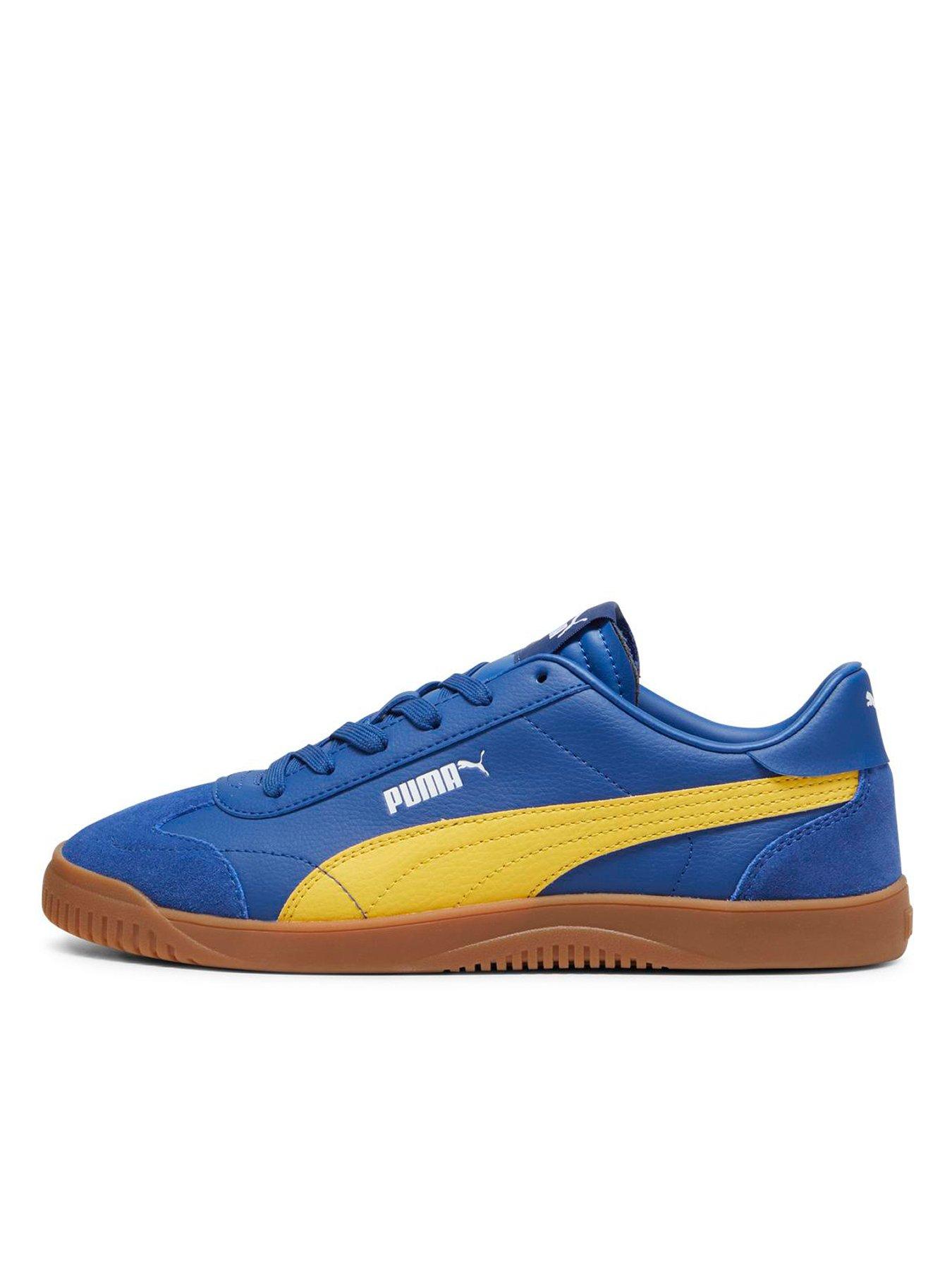 Puma Mens Club 5v5 Sd Trainers - Blue/yellow | very.co.uk