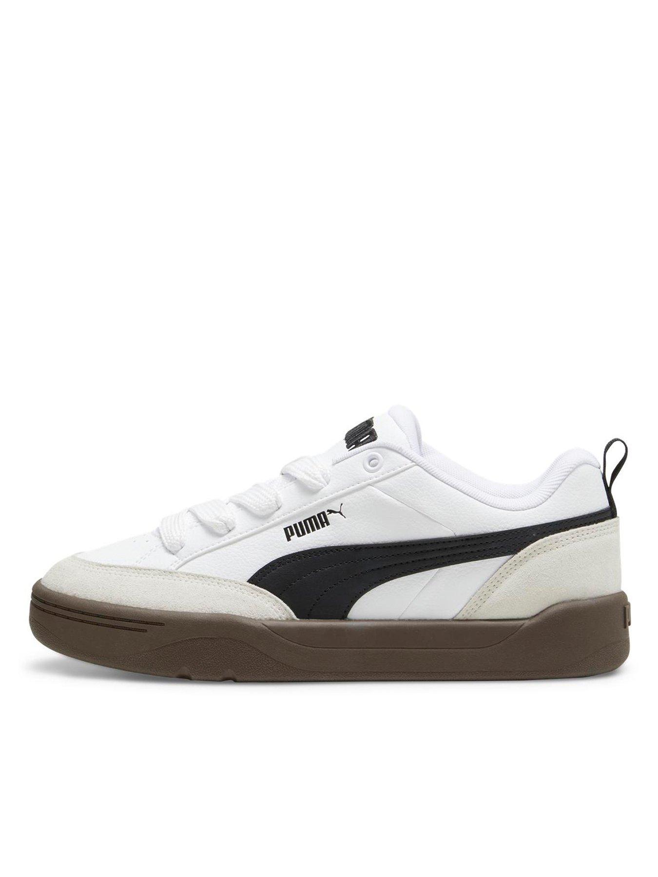 Puma white online black