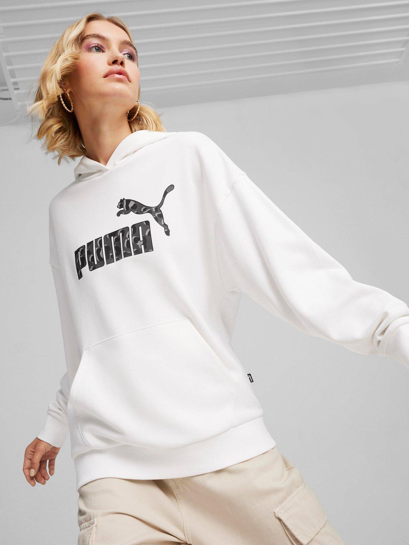 White puma deals hoodie