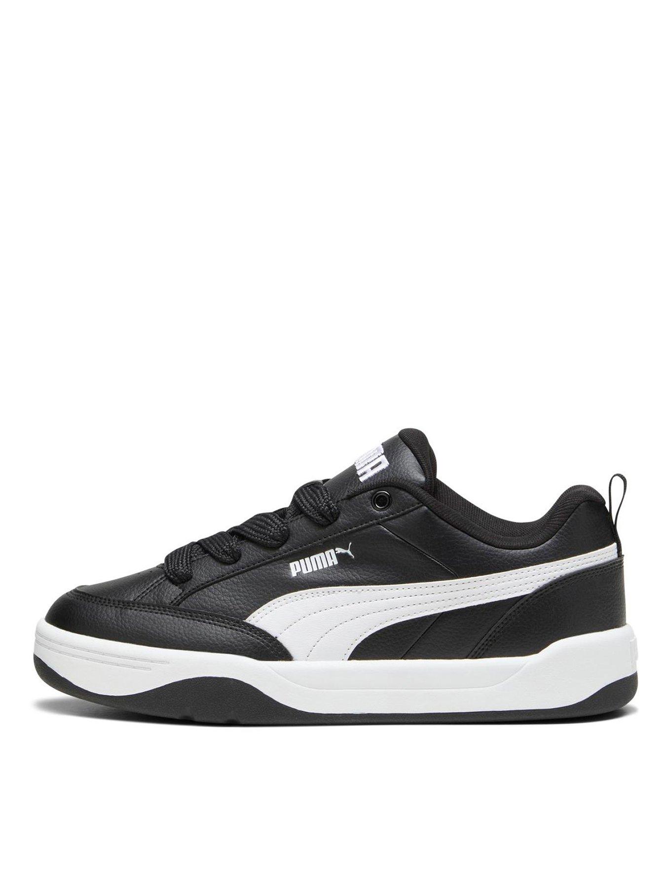 Mens Park Lifestyle Trainers Black white