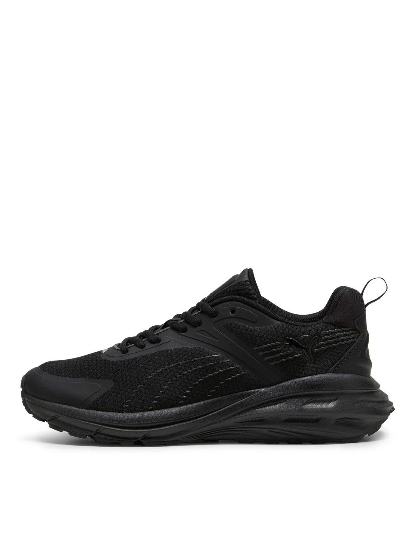 Black puma mens trainers sale