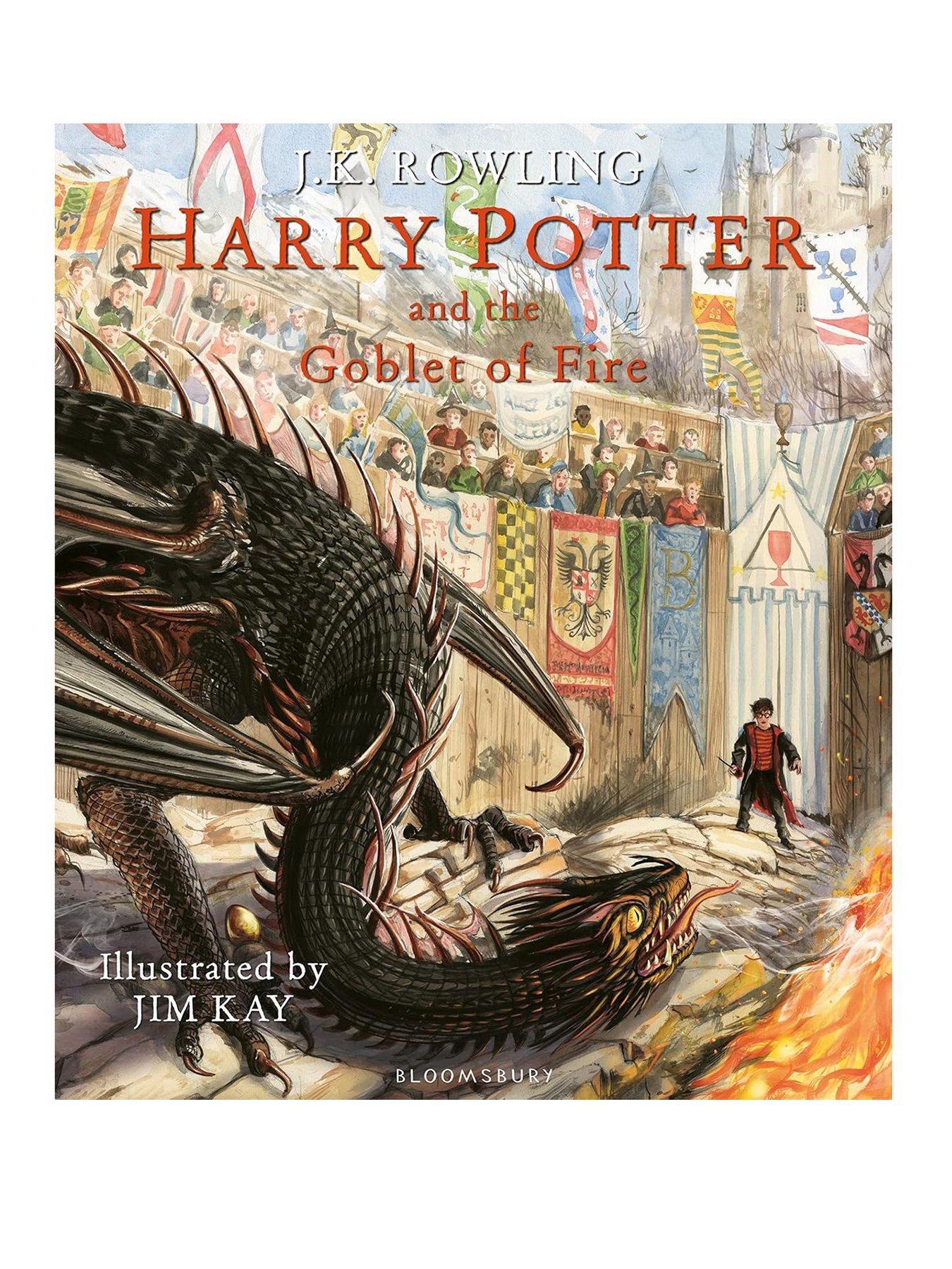 Harry Potter Goblet of Fire Illustrated Edition Very