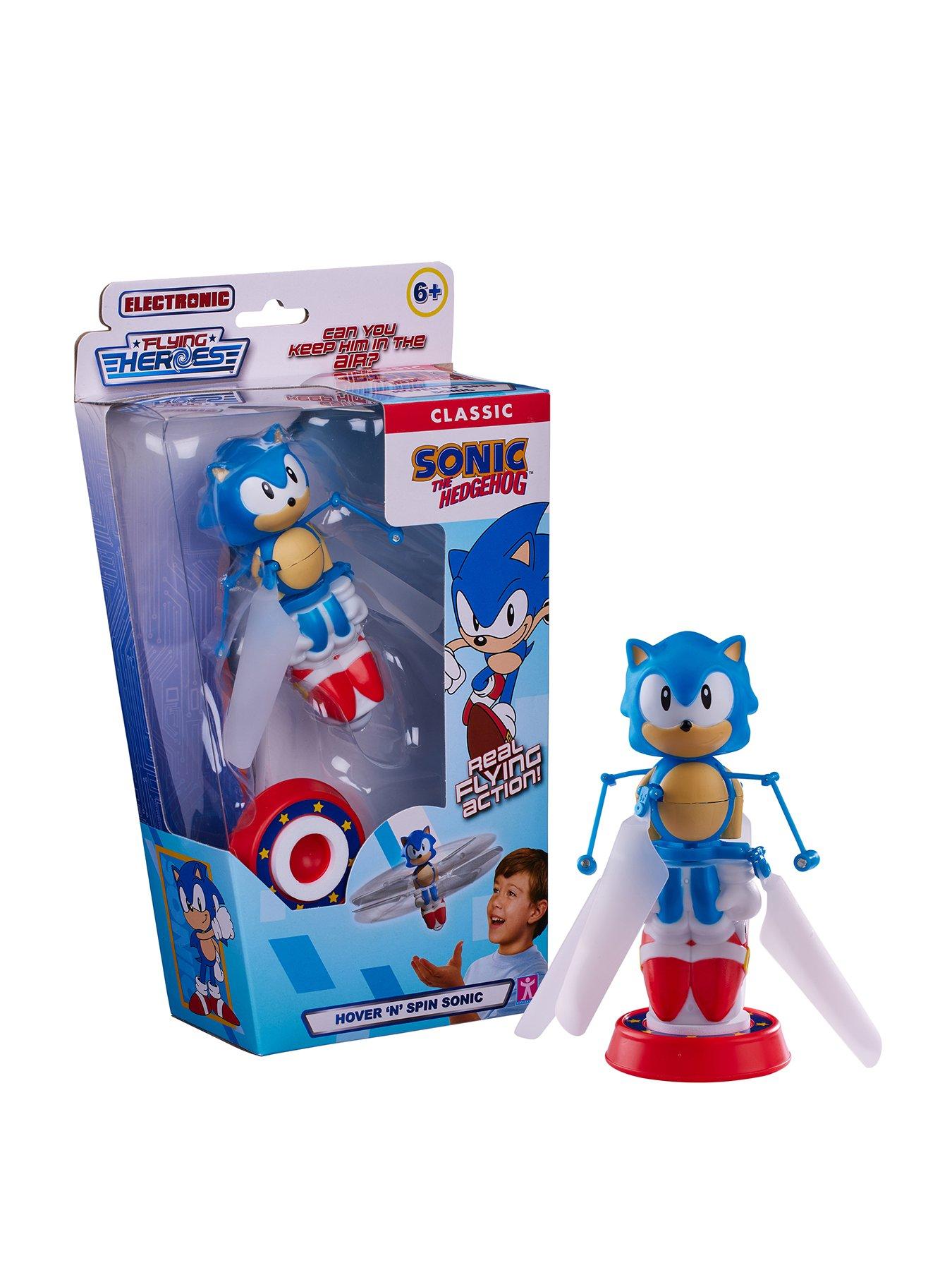 Image 1 of 6 of Sonic the Hedgehog Flying Heroes Hover &amp; Spin Sonic with USB Charging
