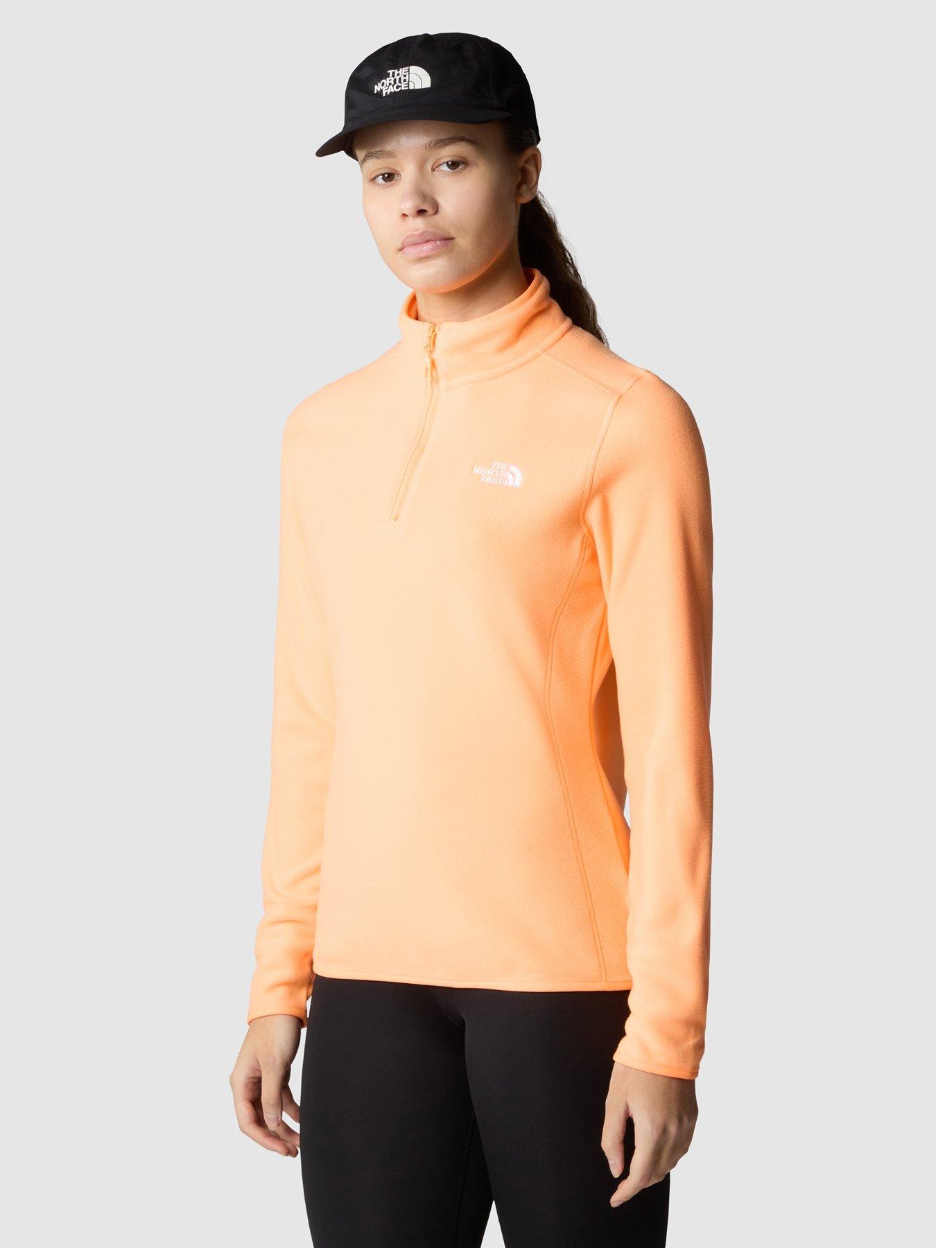 The fashion north face orange