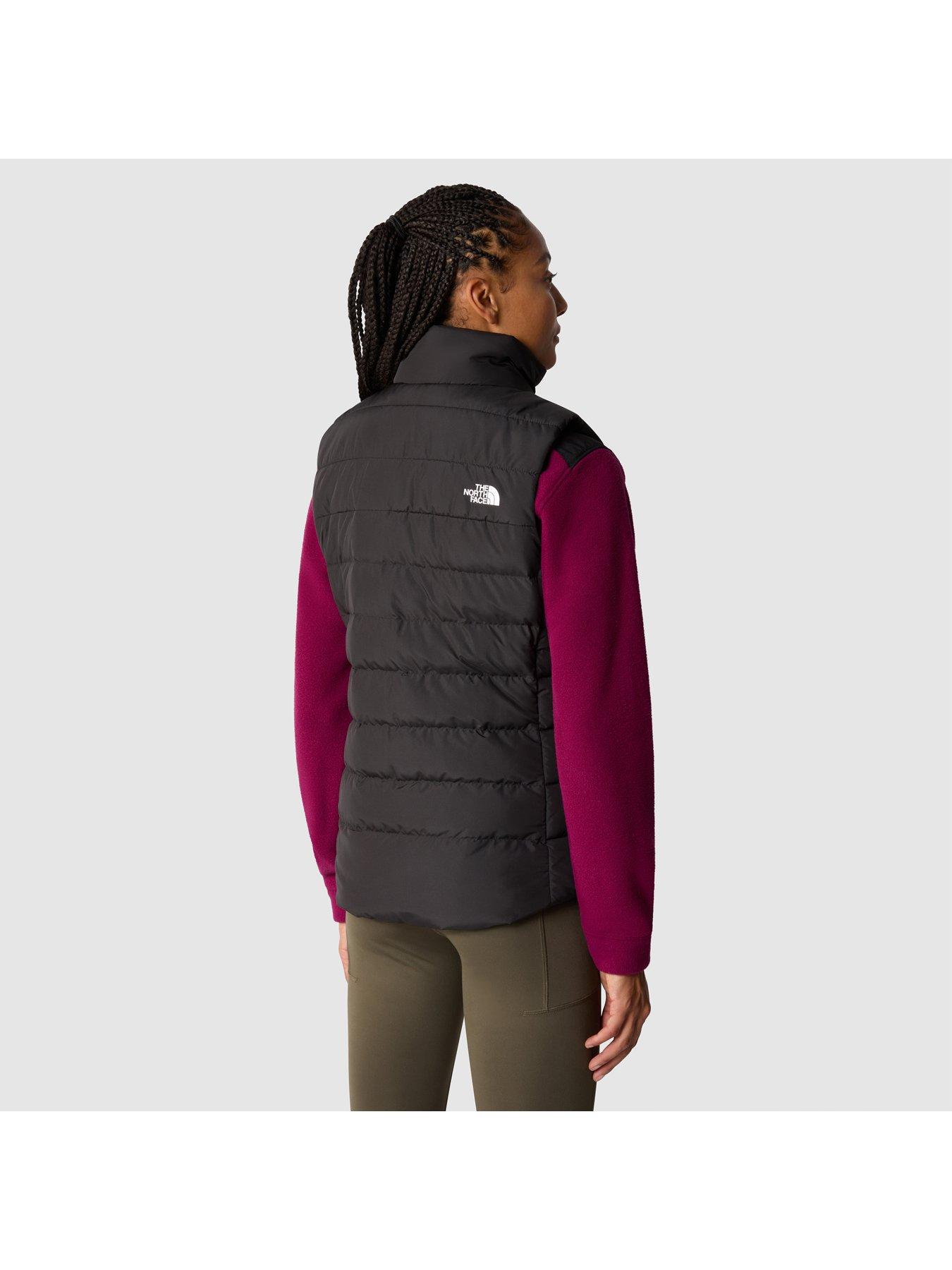 North face black vest on sale womens