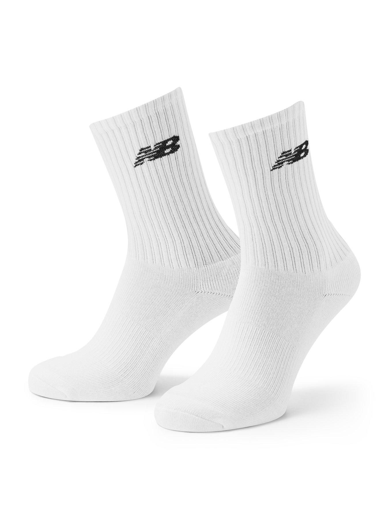 Image 2 of 3 of New Balance NB Everyday 3 Pack&nbsp;Crew Socks - White