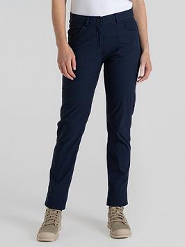 craghoppers women's nosilife milla trousers - navy