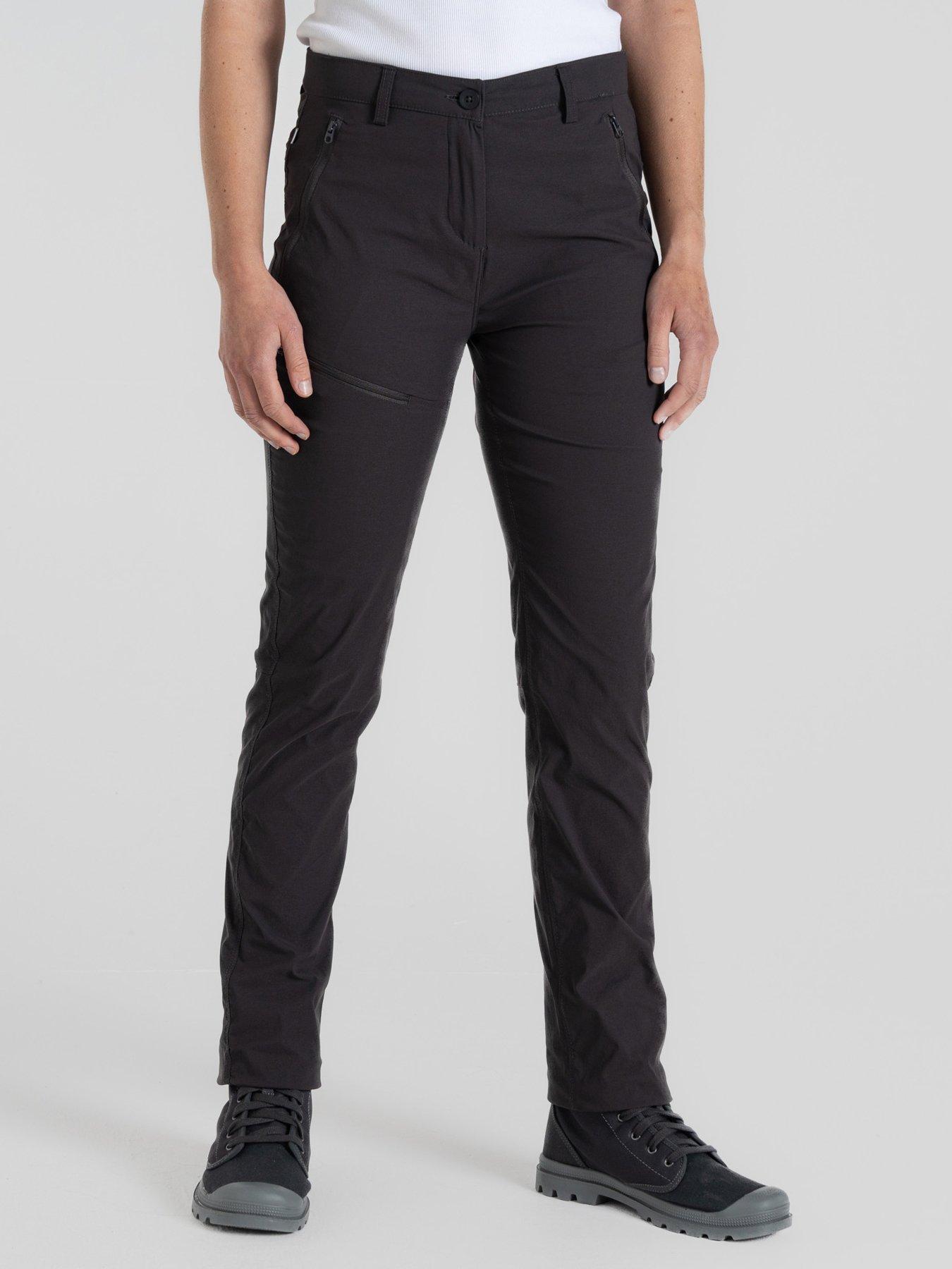 craghoppers womens nosilife insect repellent pro trouser iii - grey