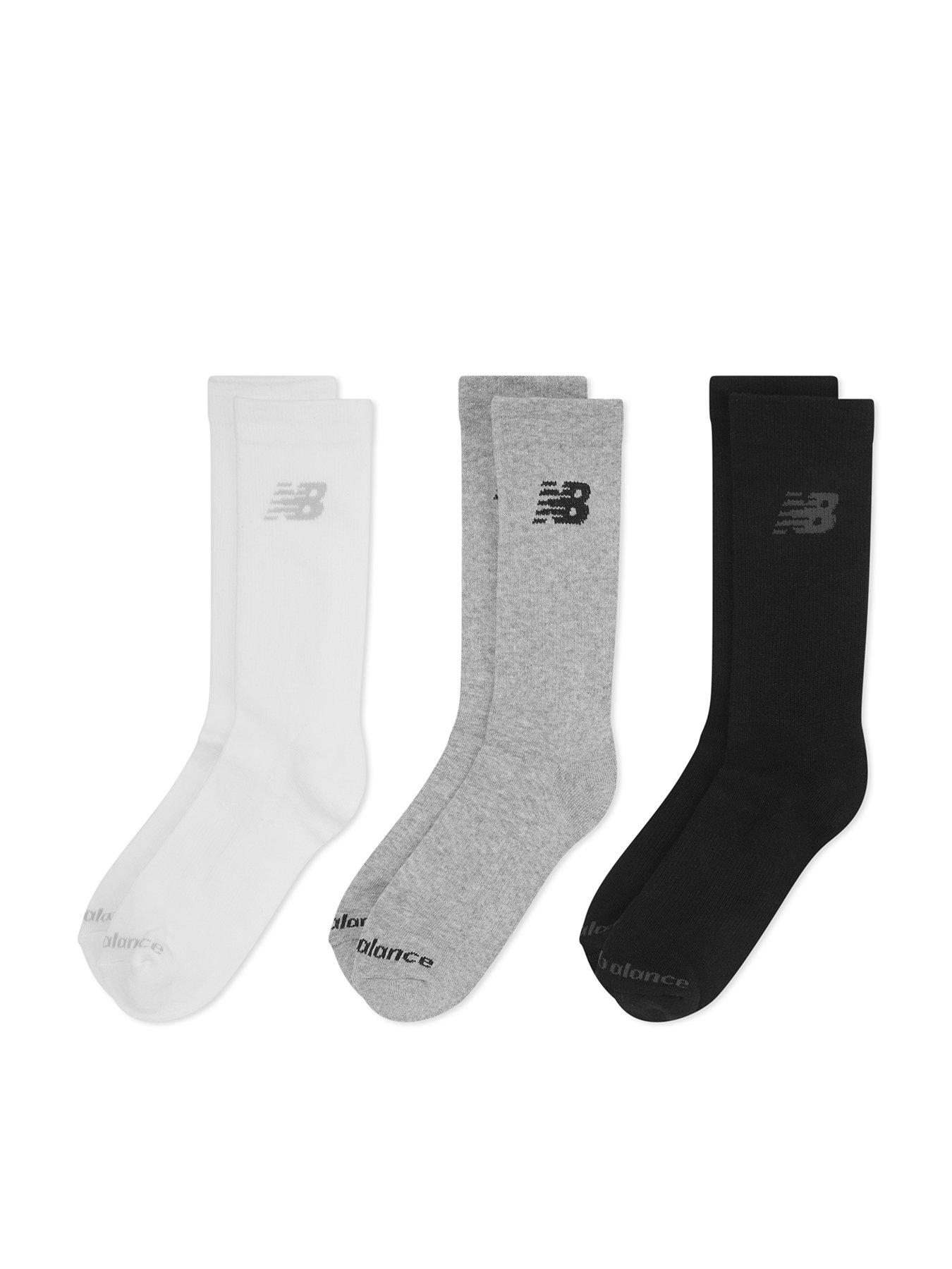 undefined 3 Packs Sports Cushioned Crew Socks - Multi