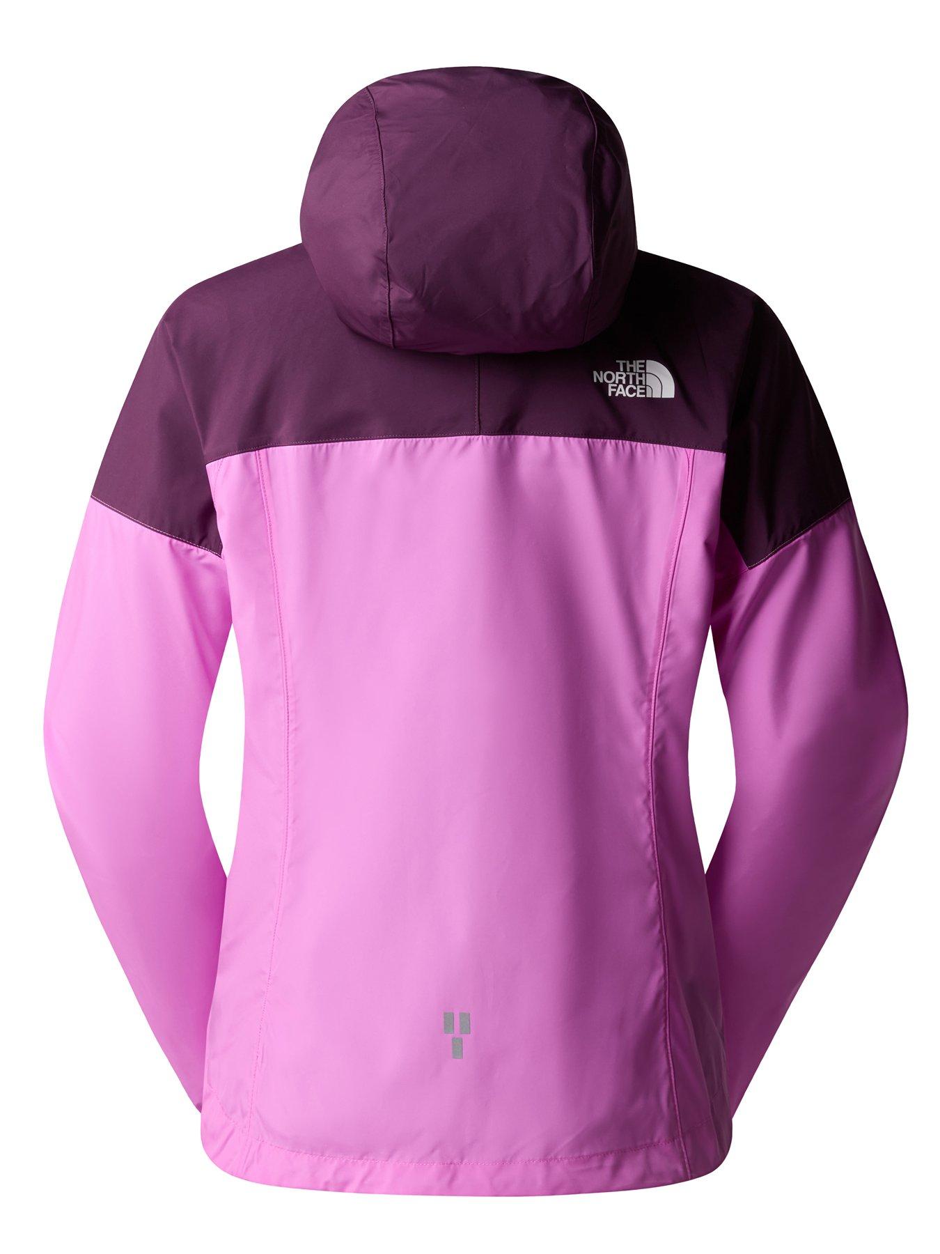 THE NORTH FACE Womens Higher Run Wind Jacket Purple Very