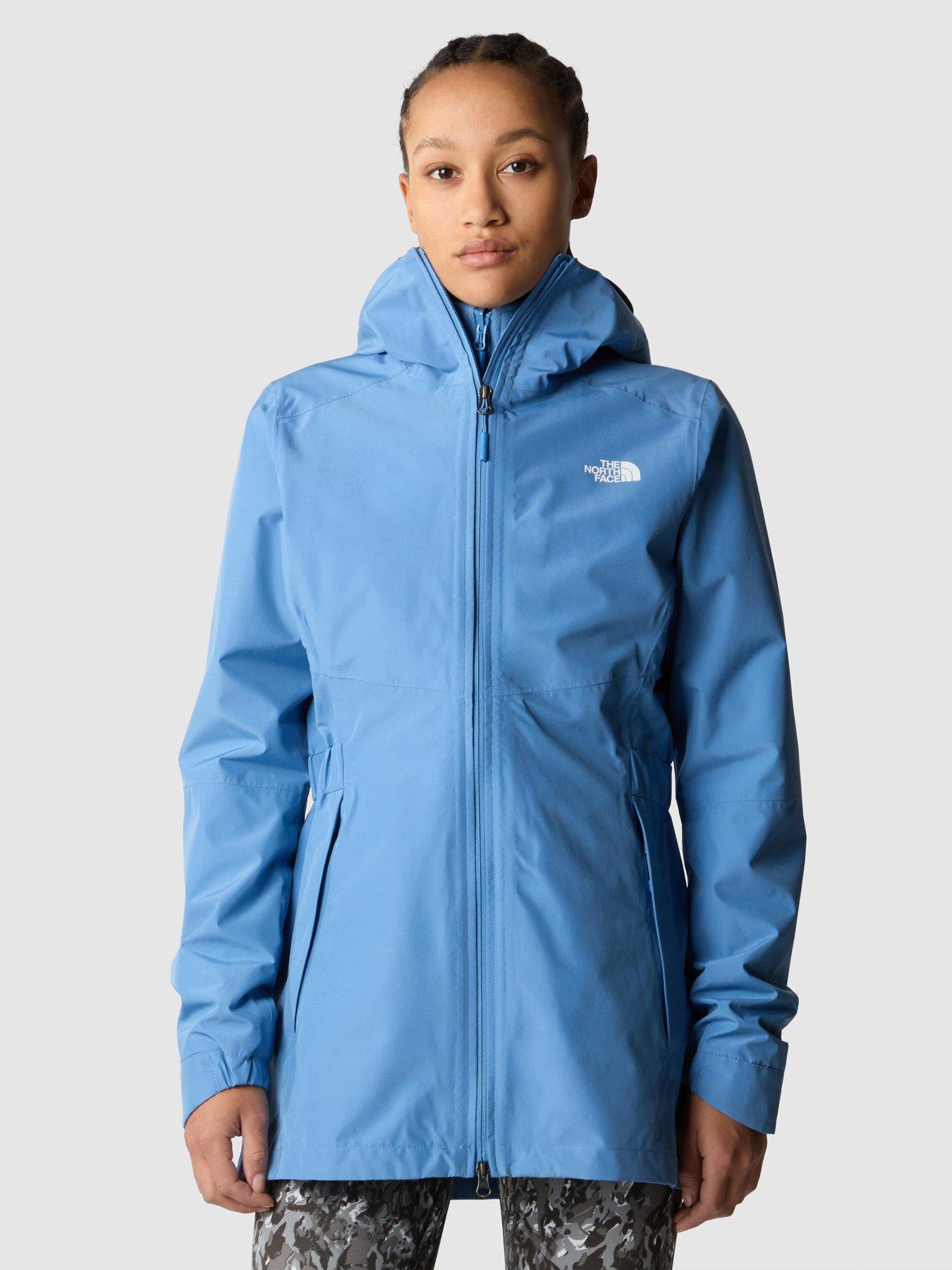 THE NORTH FACE Womens Hikesteller Parka Shell Jacket Blue Very