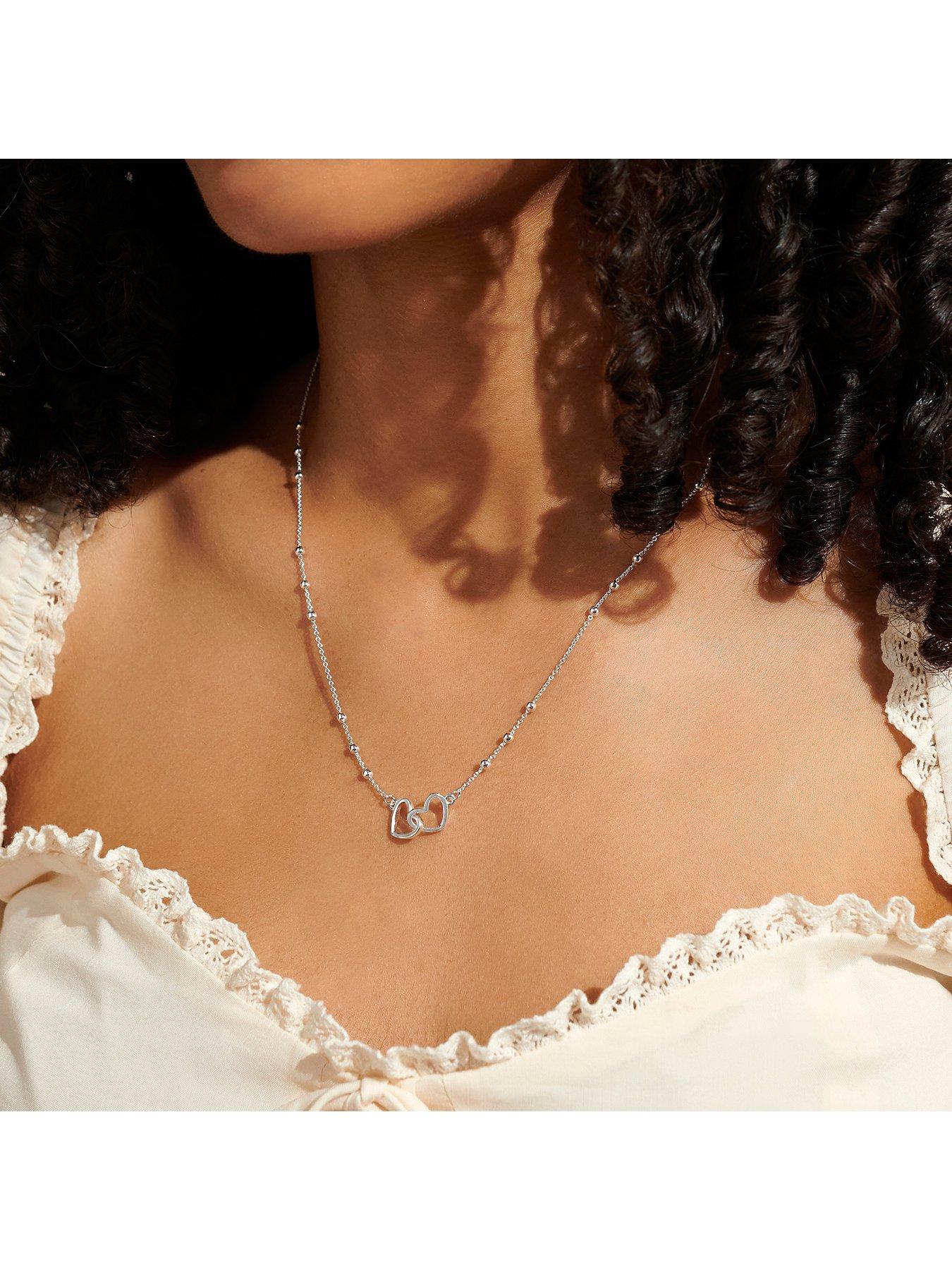 daughters jewelry ／Lasting gloss medium Joma Jewellery Forever Yours Darling Daughter Necklace In Silver