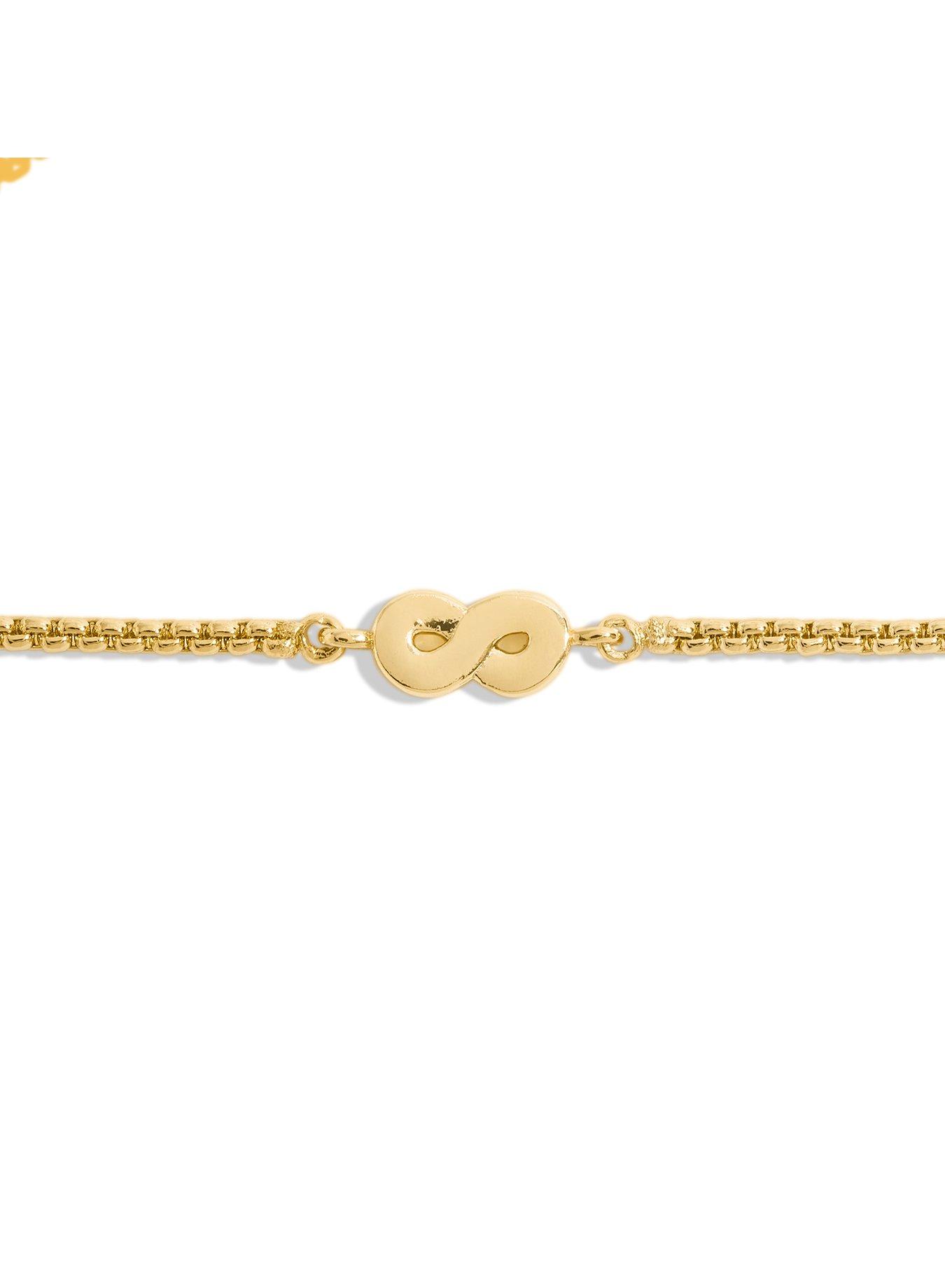 Joma Jewellery Mini Charms Infinity Bracelet In Gold Plating Very