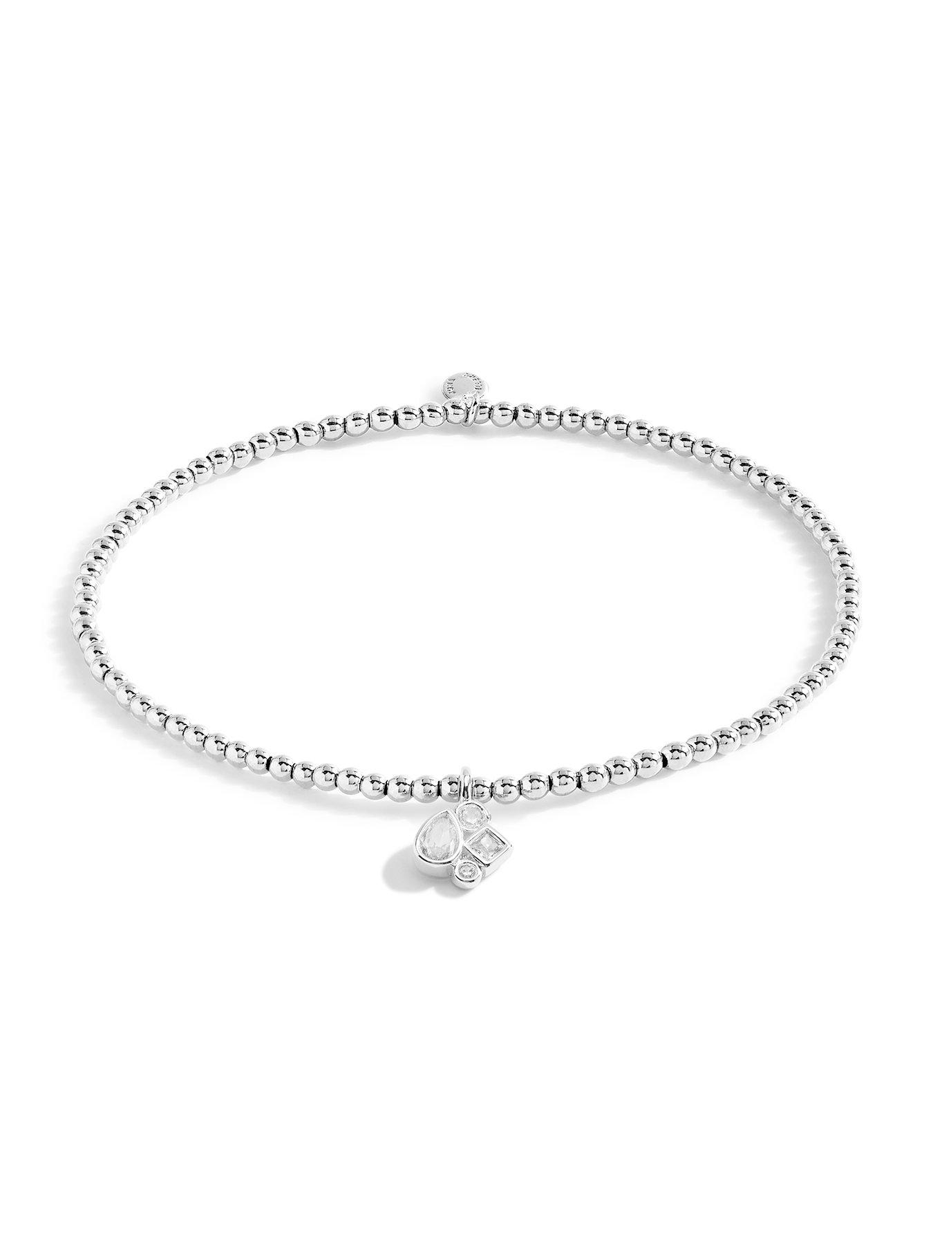 Joma Jewellery Bridal A Little Beautiful Bride Bracelet In Silver