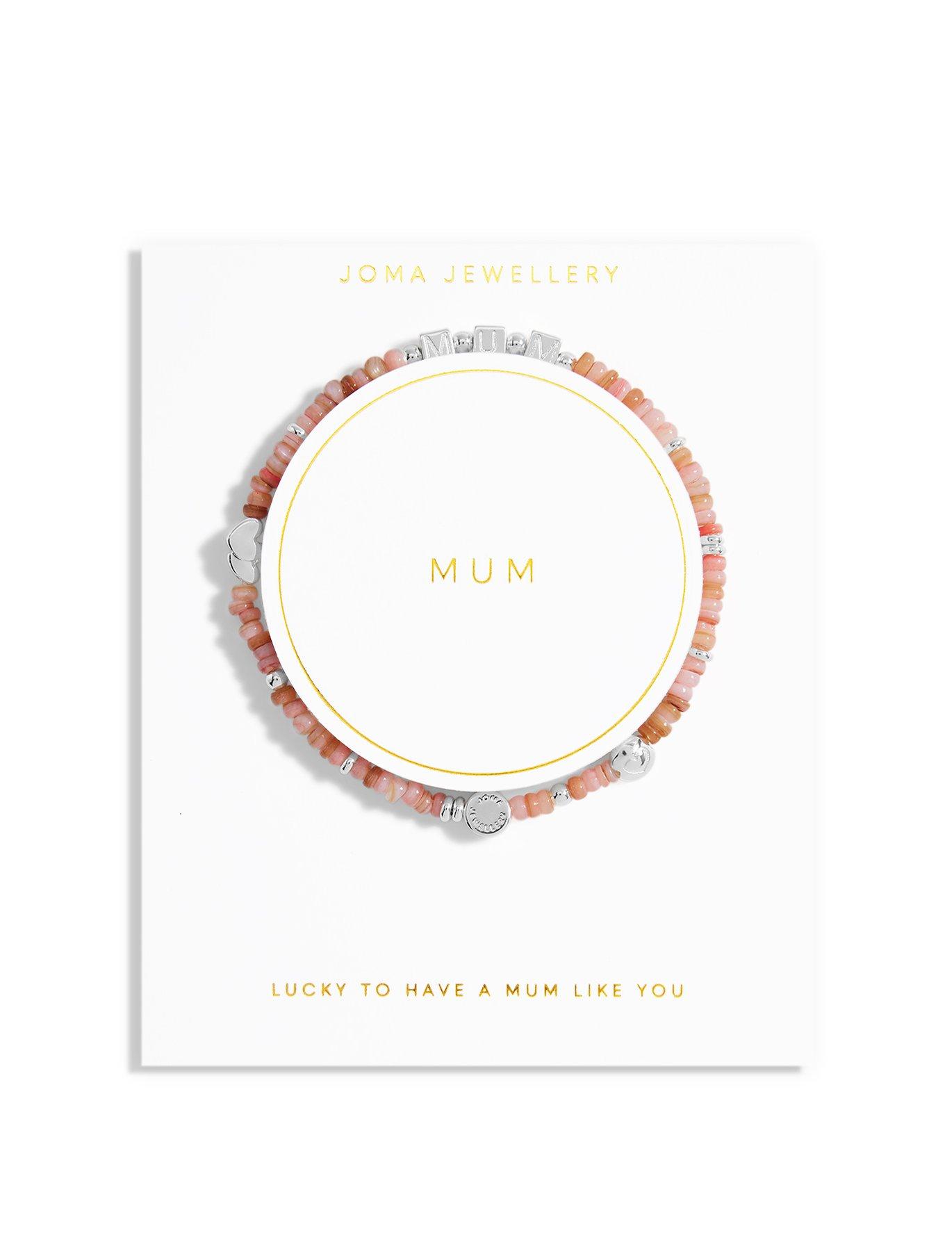Product photograph of Joma Jewellery Happy Little Moments Mum Bracelet In Silver Plating from very.co.uk