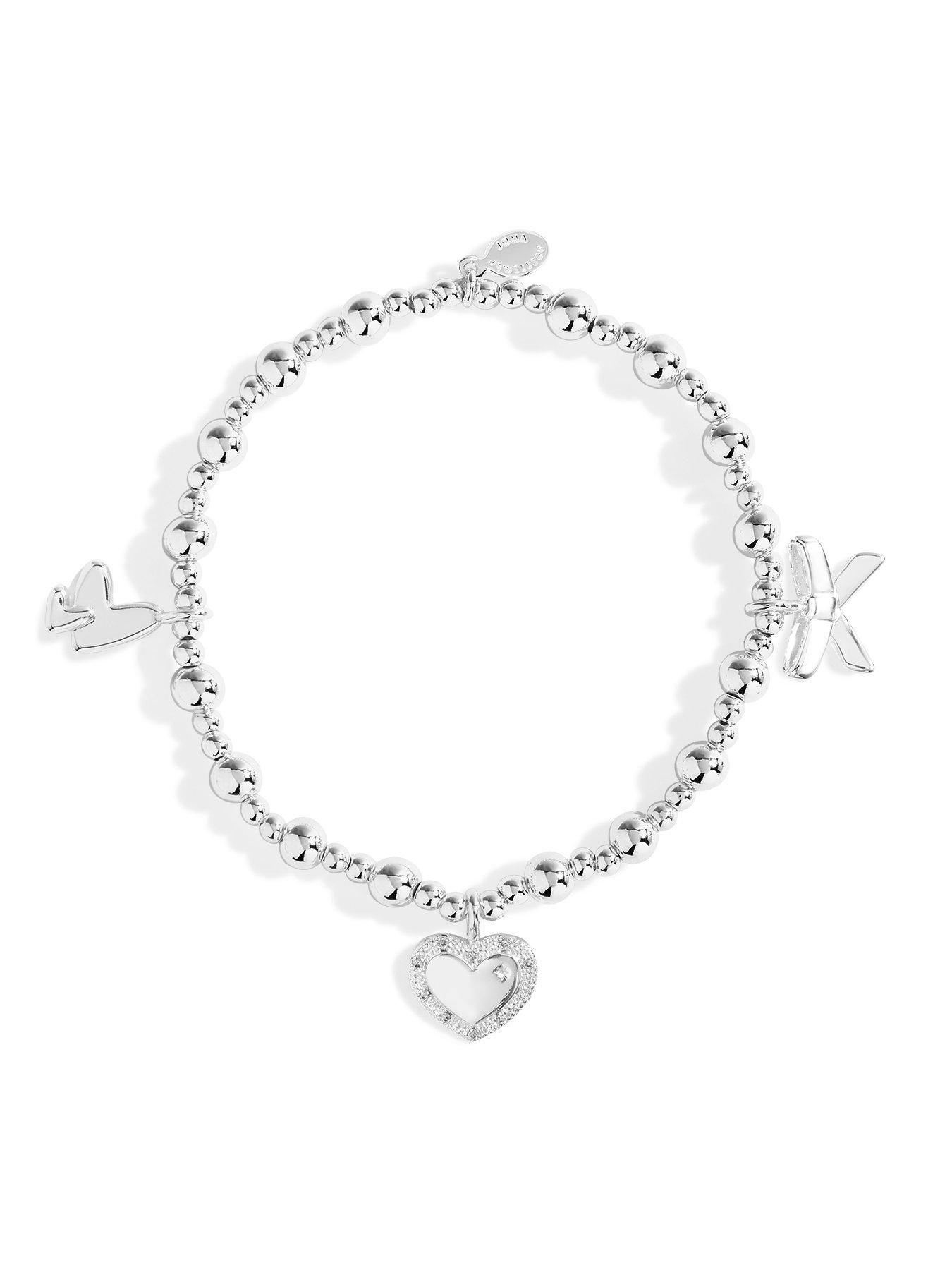 Joma Jewellery LIFE'S A CHARM , SUPER SISTER , Silver , Bracelet , 17 ...