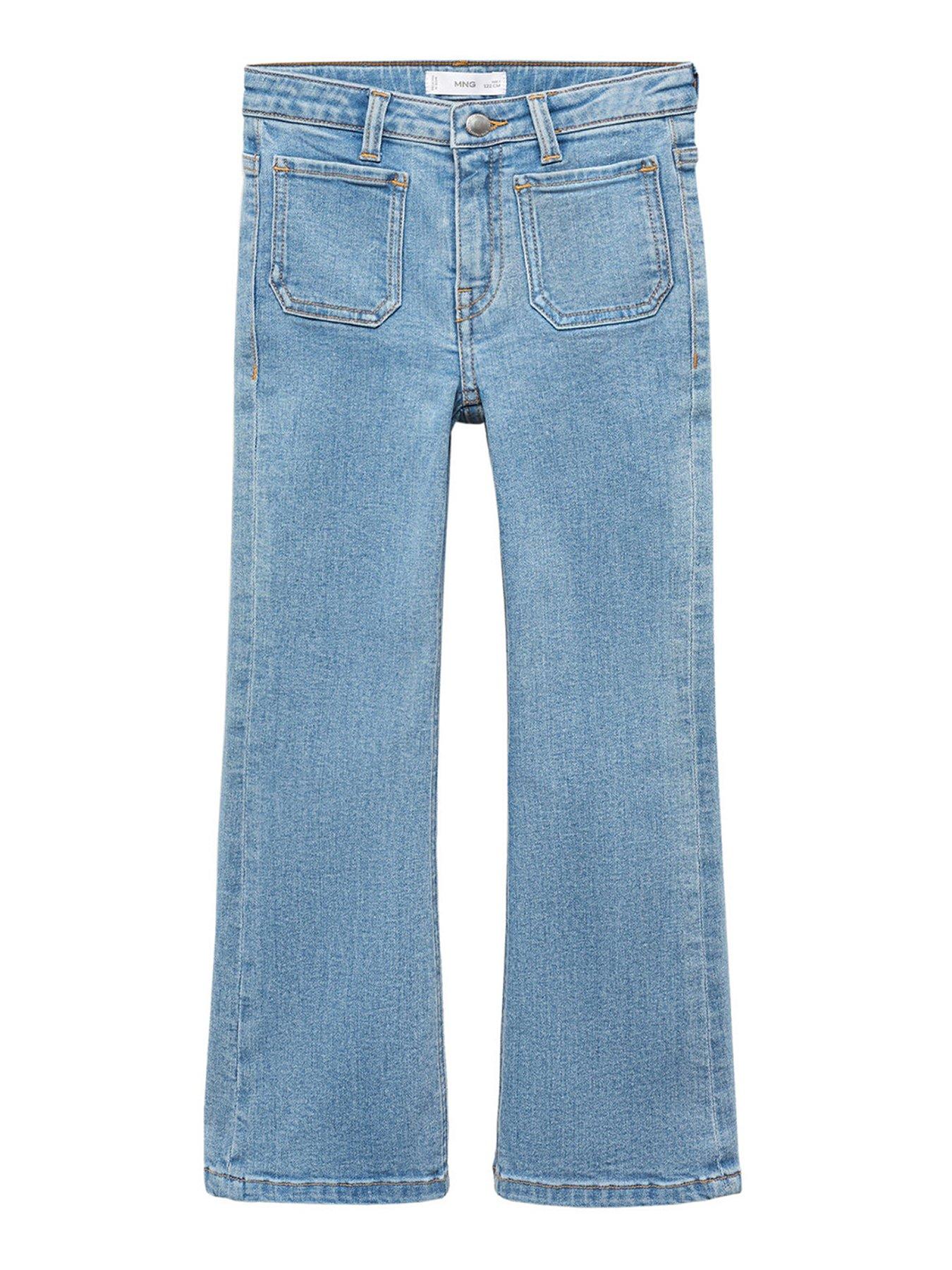 H&M+ Flared Ultra High Jeans - Denim blue - Ladies