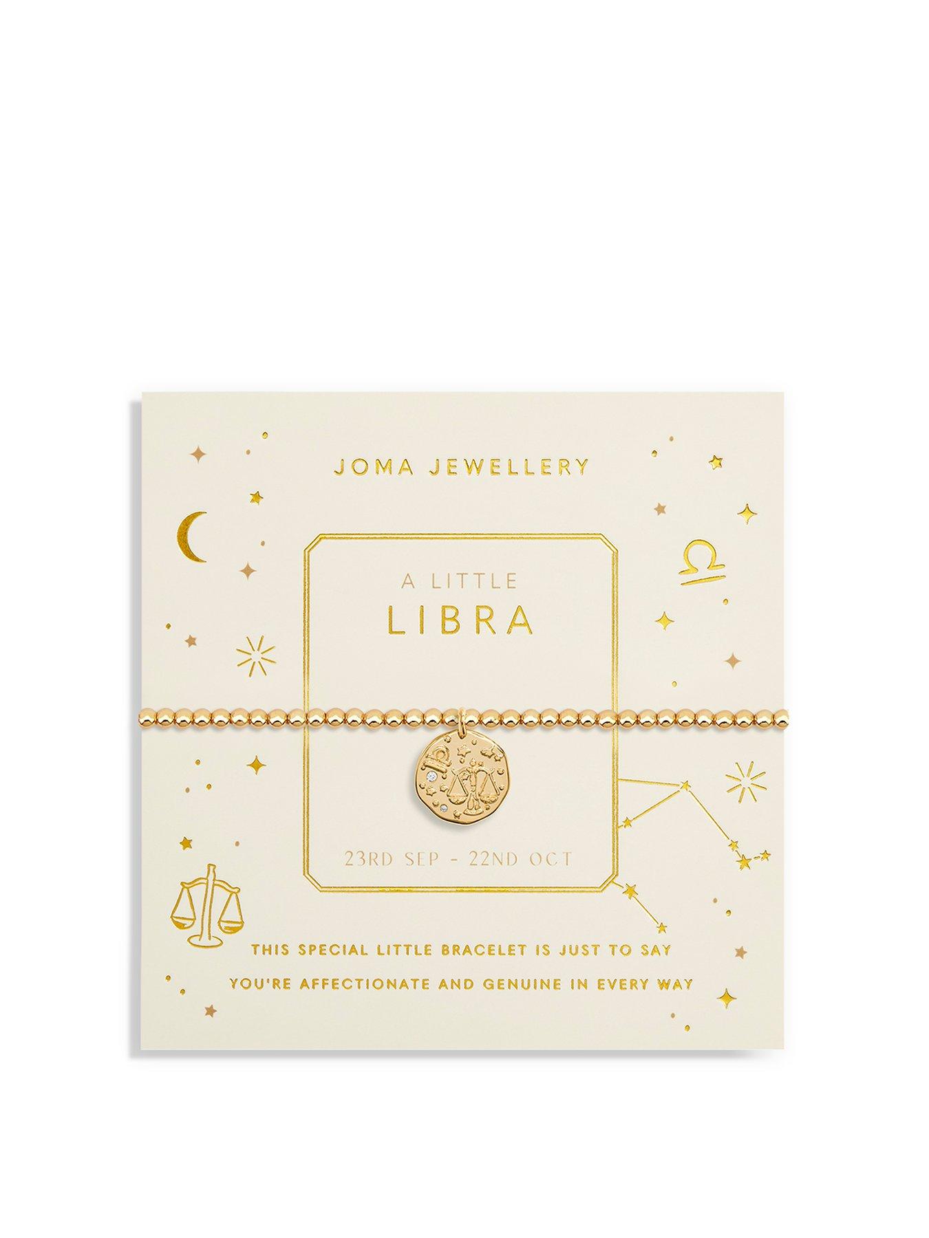 Product photograph of Joma Jewellery Star Sign A Little Gold Bracelet 17 5cm Stretch from very.co.uk