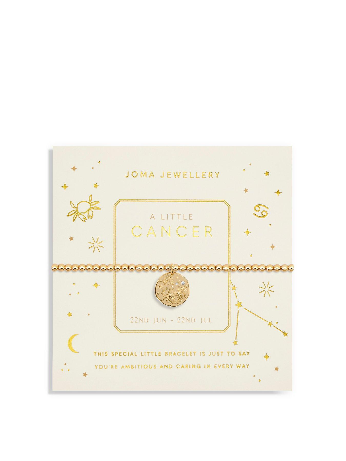 Joma Jewellery Star Sign A Little Gemini Bracelet In Gold Plating