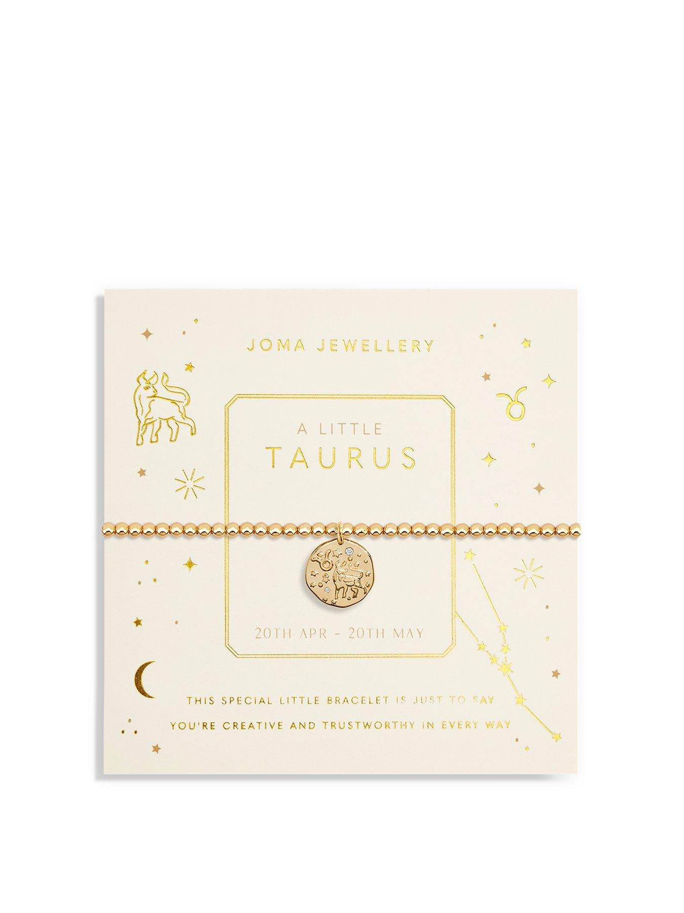 Joma Jewellery Star Sign A Little Gemini Bracelet In Gold Plating