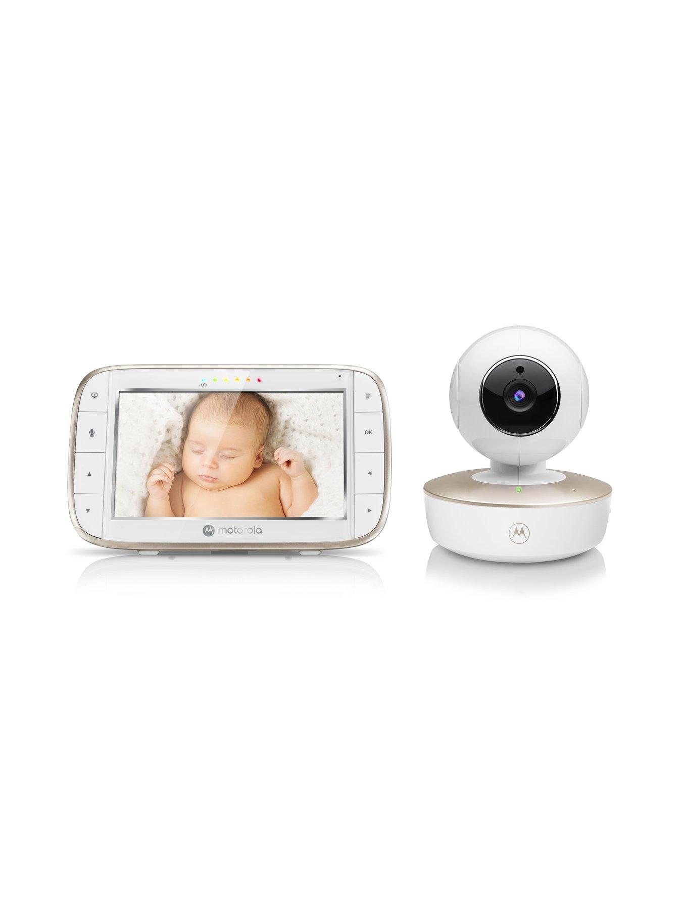Motorola Vm855 Smart Connect Wi-Fi Video Baby Monitor With Motorola Nursery App And 5" Parent Unit