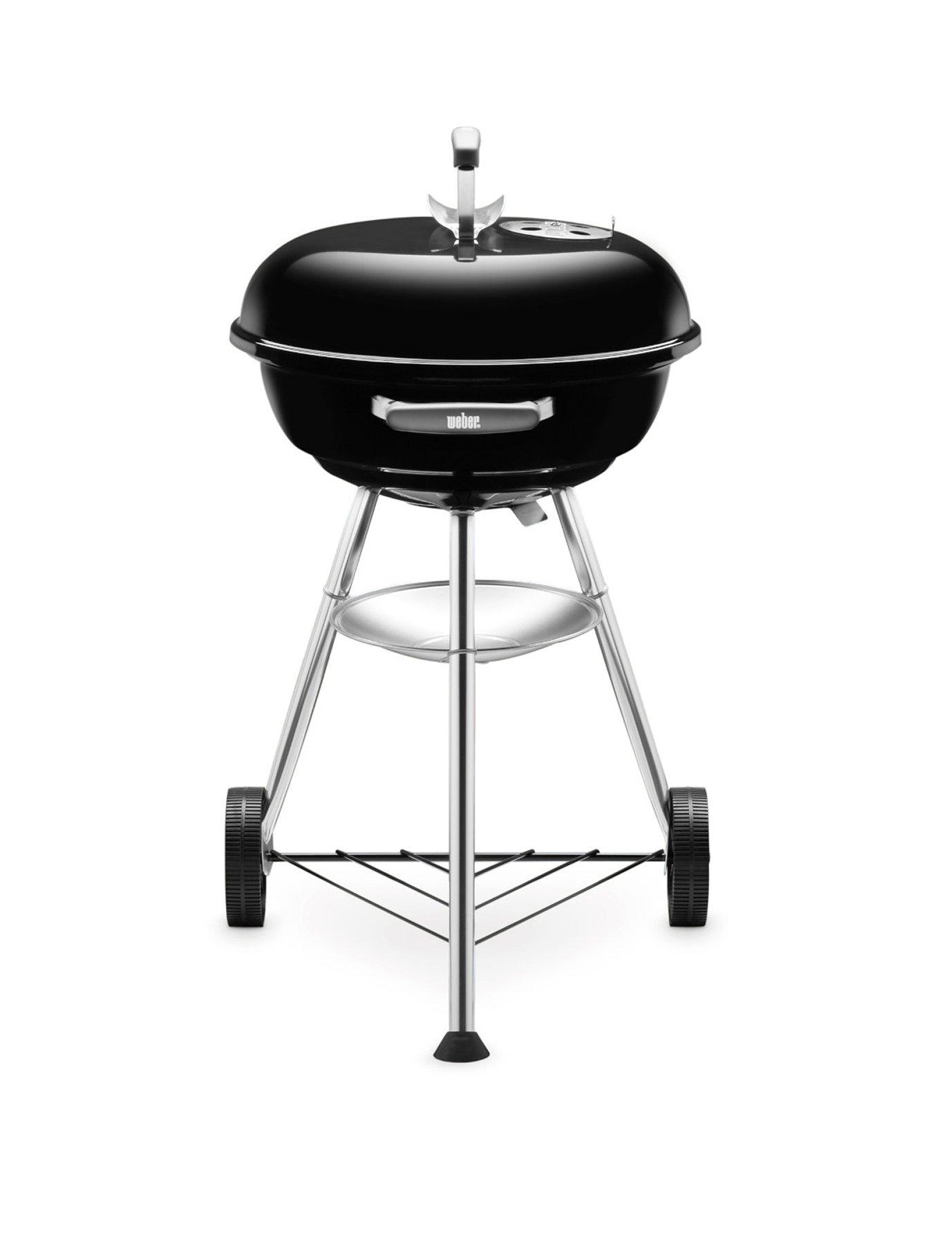 Product photograph of Weber Compact Kettle 47cm Black from very.co.uk