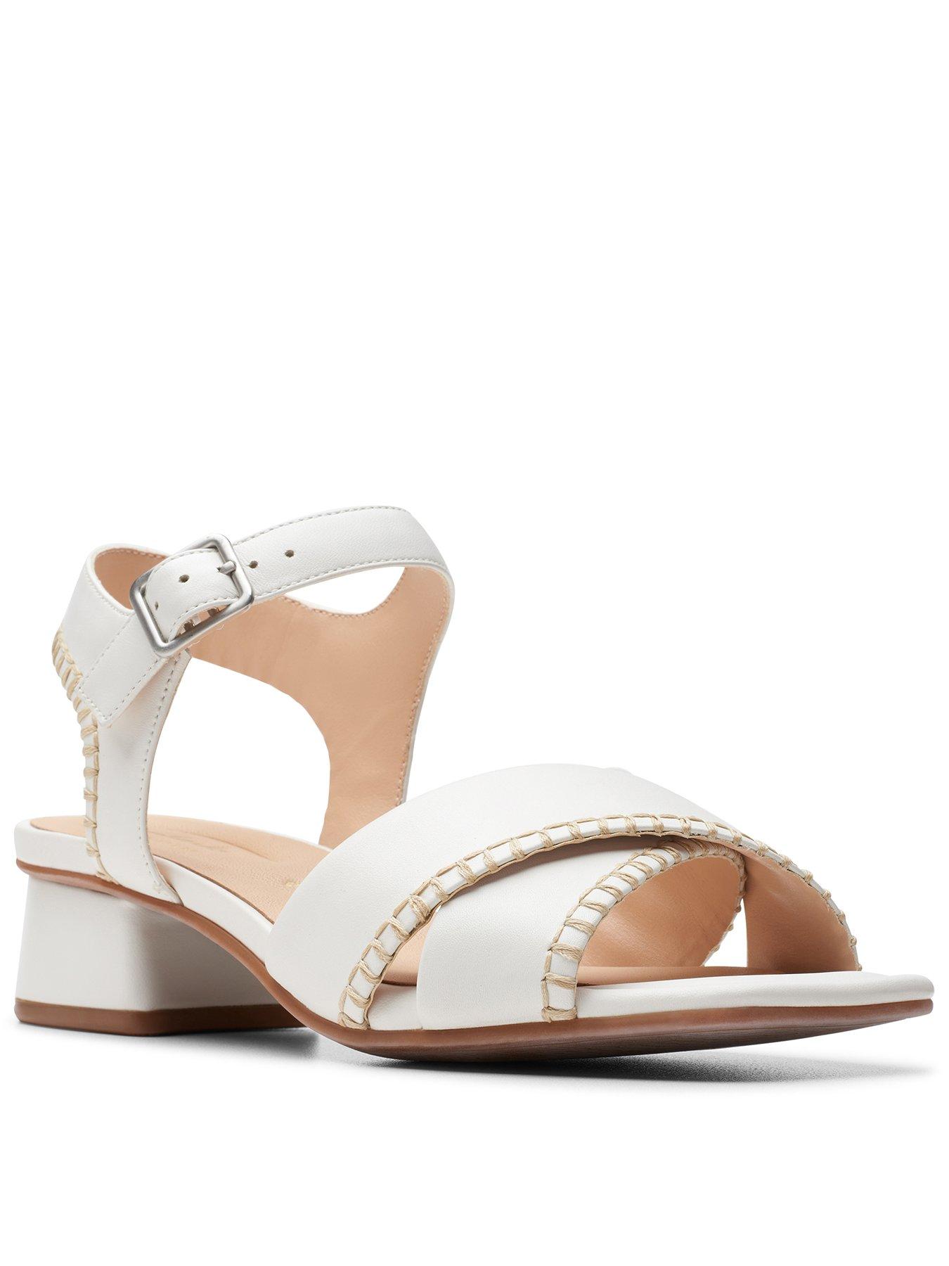Mid heel sandals sale clearance
