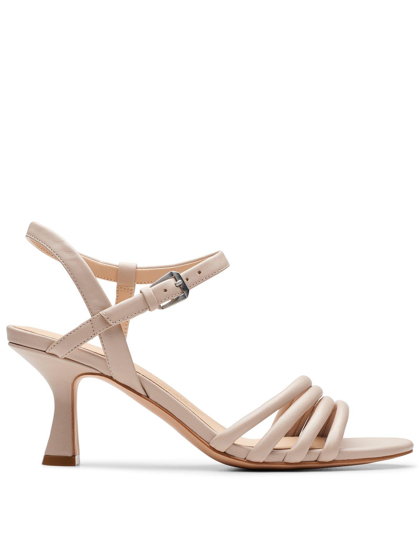 Clarks kitten heel sandals online