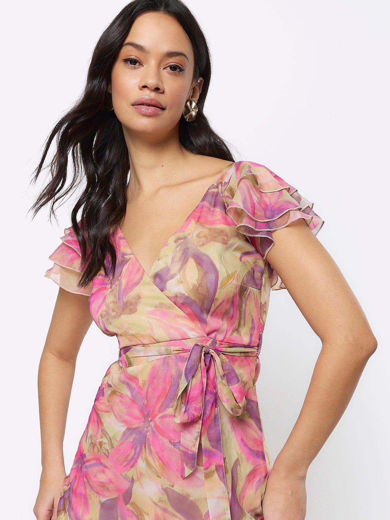River island maxi shirt dress online